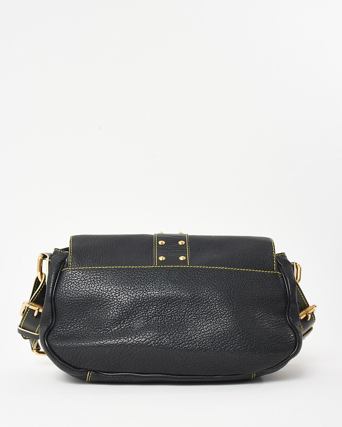 Louis Vuitton Black Suhali Leather Le Confident Shoulder Bag