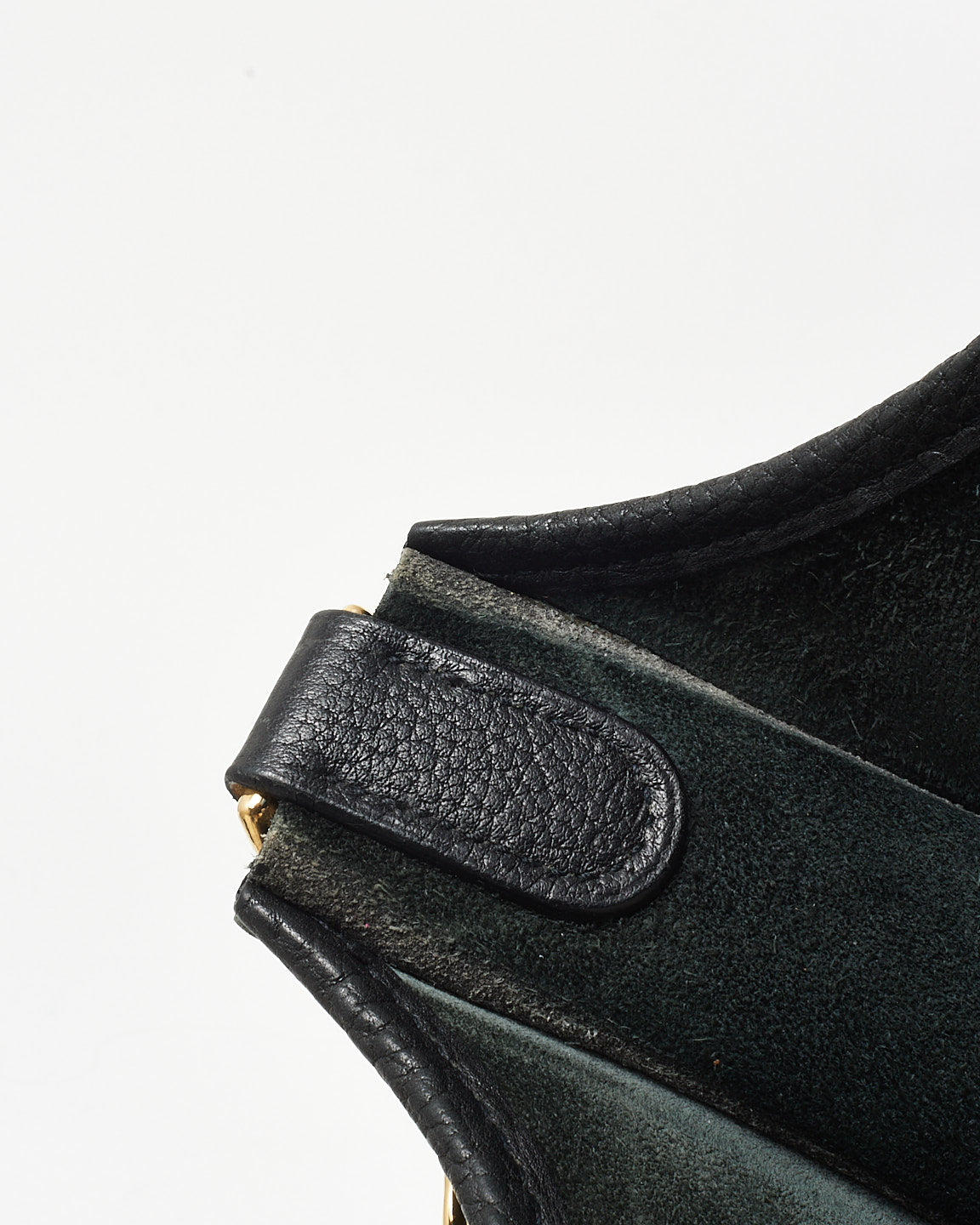 Hermès Black Leather Evelyne I GM Crossbody