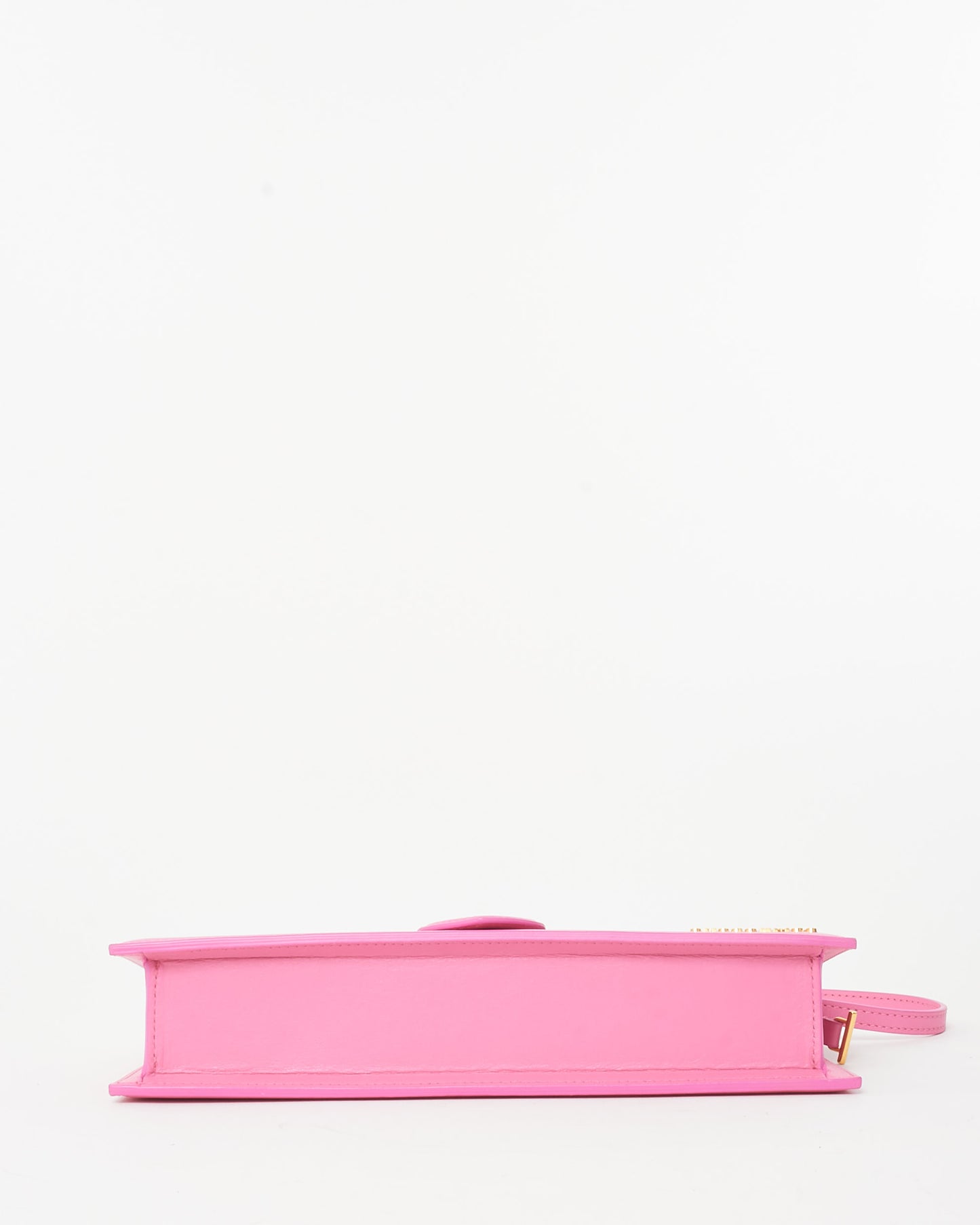 Jacquemus Pink Leather Long Bambino Shoulder Bag