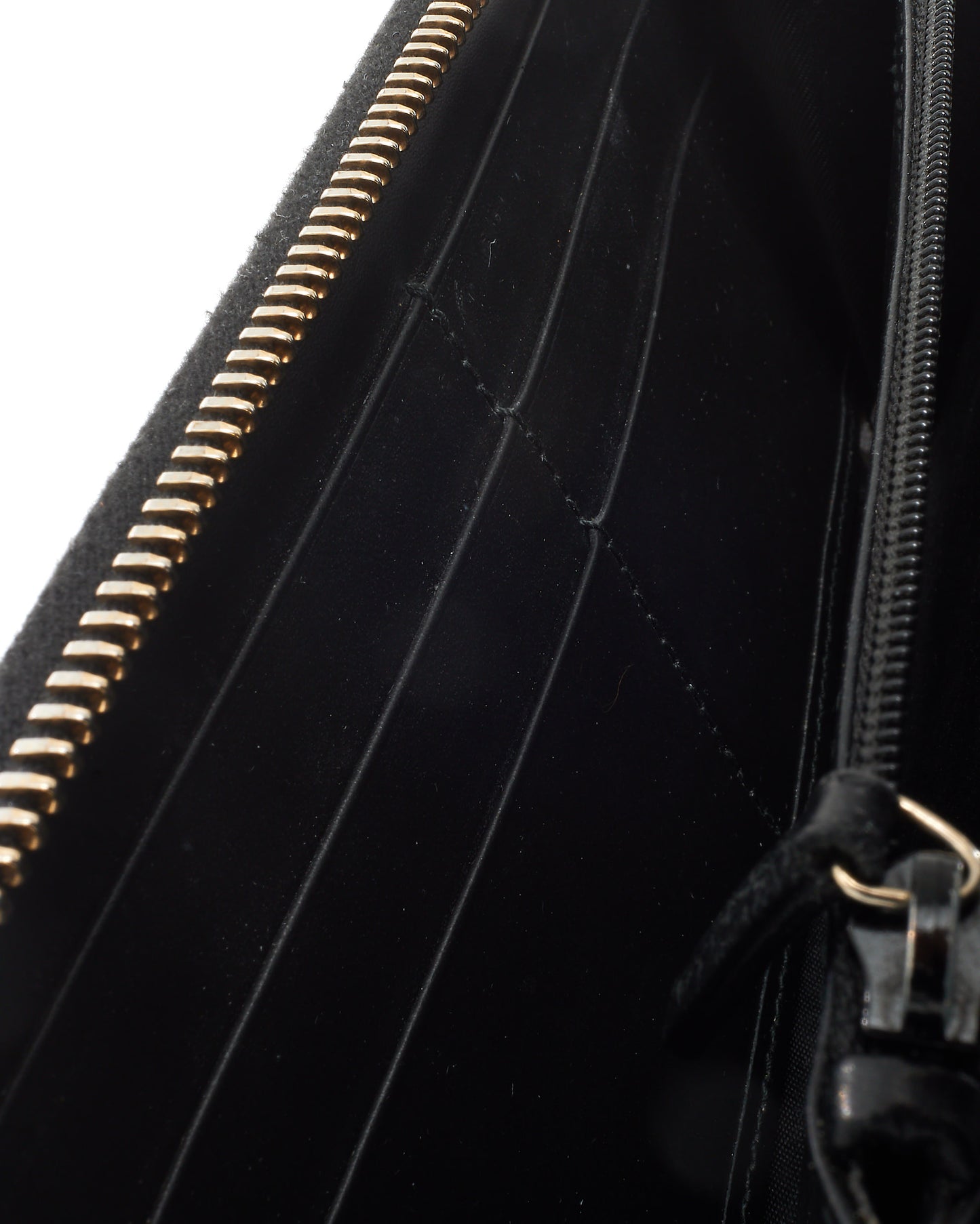 Gucci Black Monogram Guccissima Leather Bow Zippy Wallet