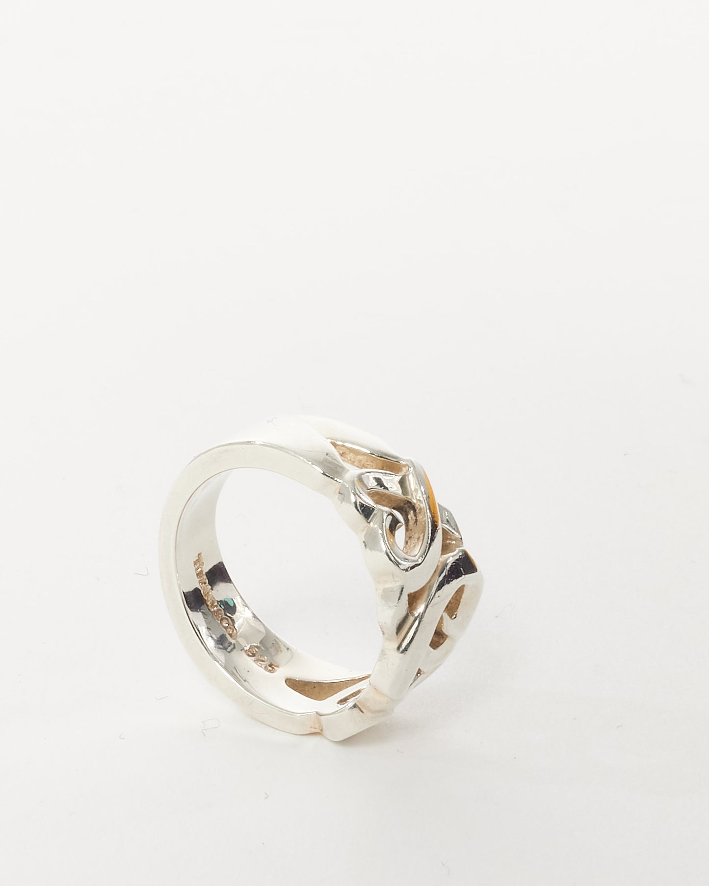 Tiffany & Co. 925 Sterling Silver Paloma Picasso 3 Heart Ring - 6