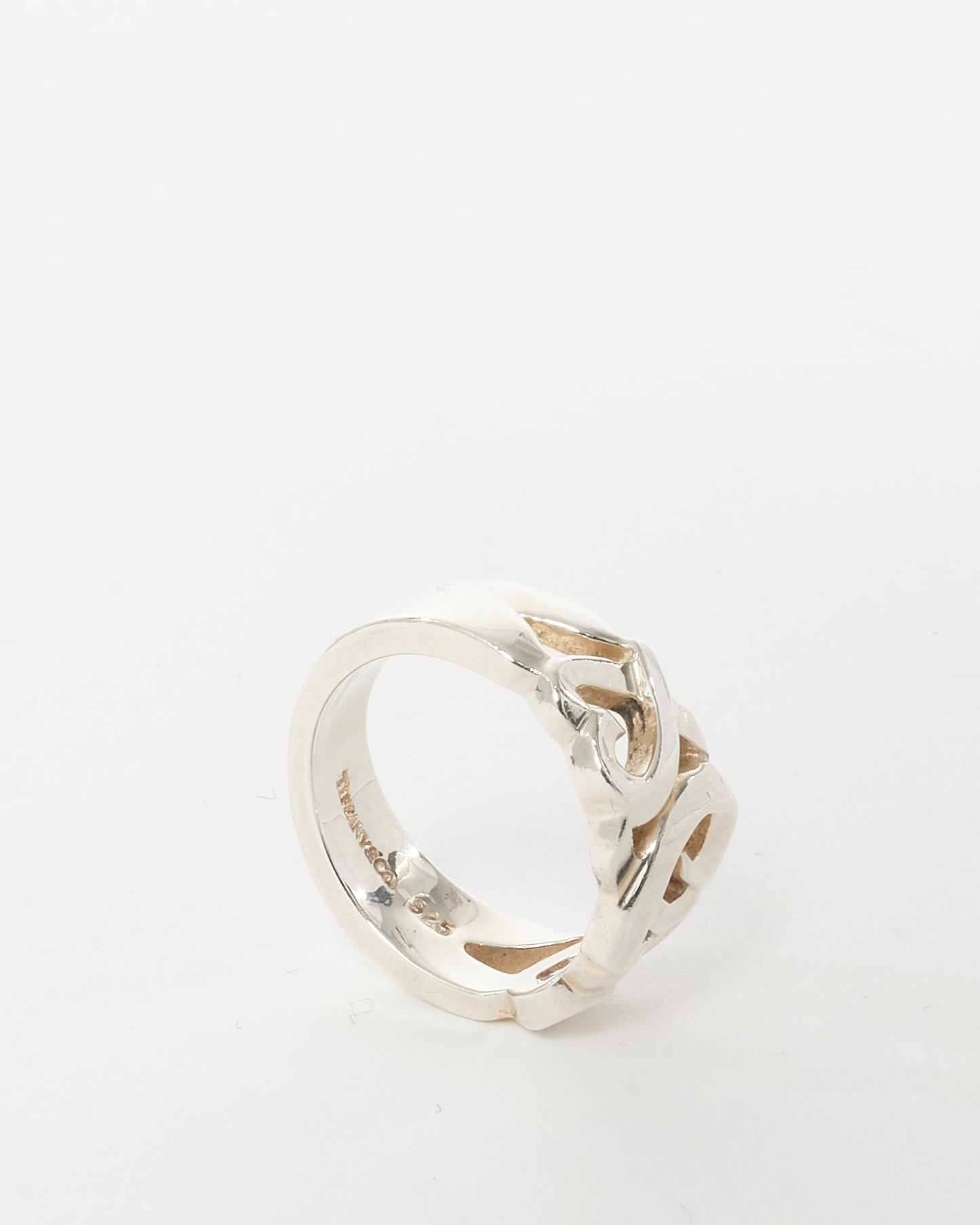 Tiffany & Co. 925 Sterling Silver Paloma Picasso 3 Heart Ring - 6