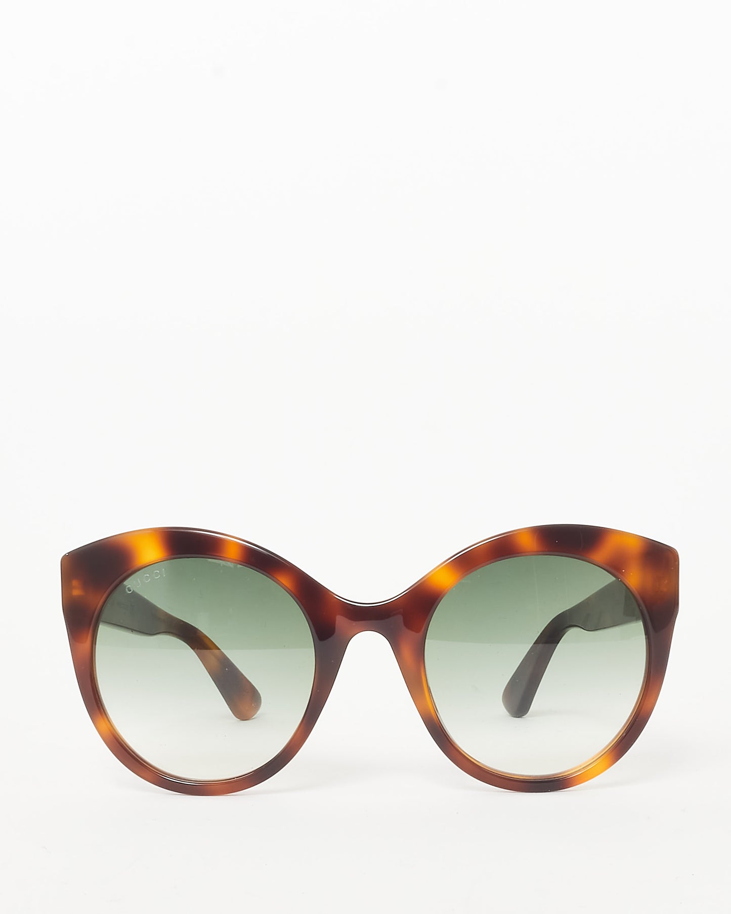 Gucci Brown Tortoise Oversize Cateye GG0028S Sunglasses