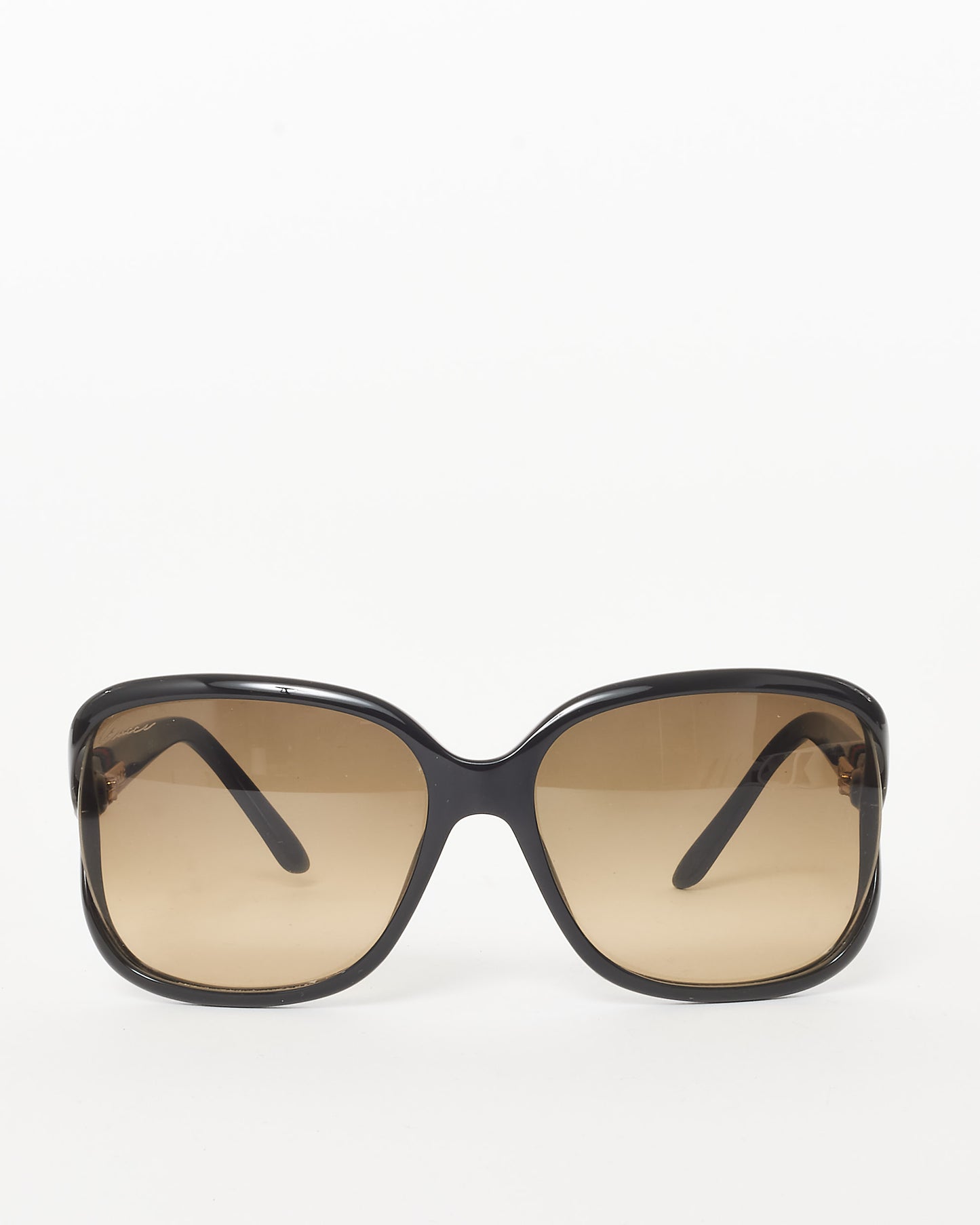 Gucci Black Oversized GG3646 Wed Logo Sunglasses