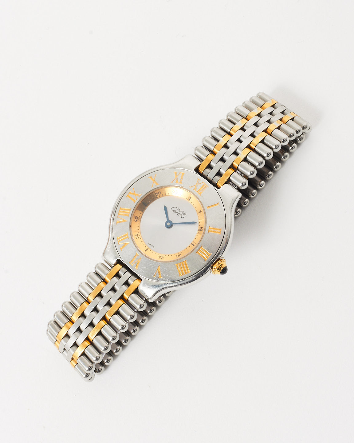 Cartier Vintage Stainless Steel & Gold Two-Tone 21 Must de Cartier Watch 28mm