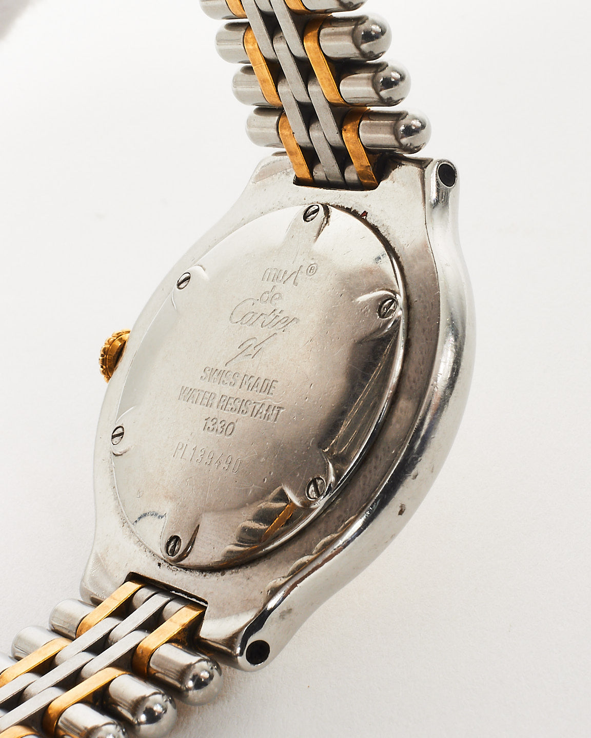 Cartier Vintage Stainless Steel & Gold Two-Tone 21 Must de Cartier Watch 28mm