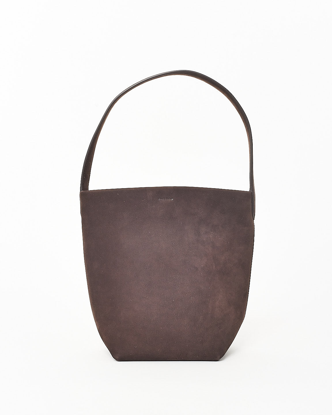 The Row Brown Suede Small N/S Park Tote Bag