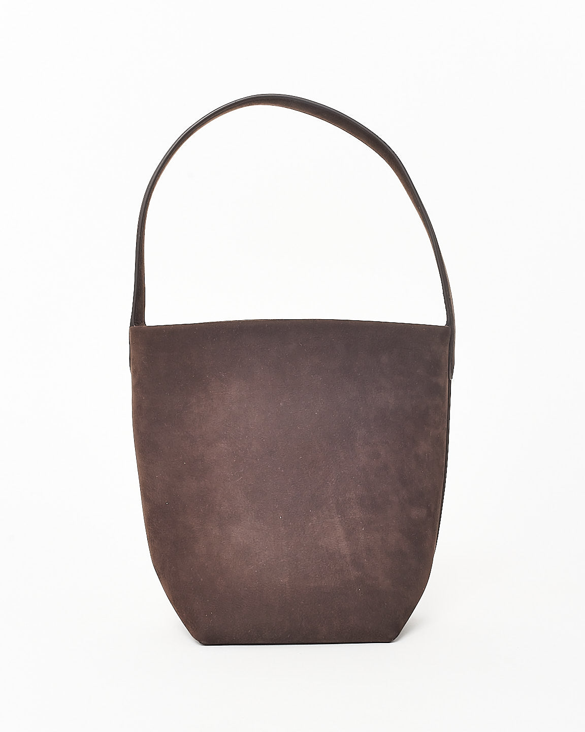 The Row Brown Suede Small N/S Park Tote Bag