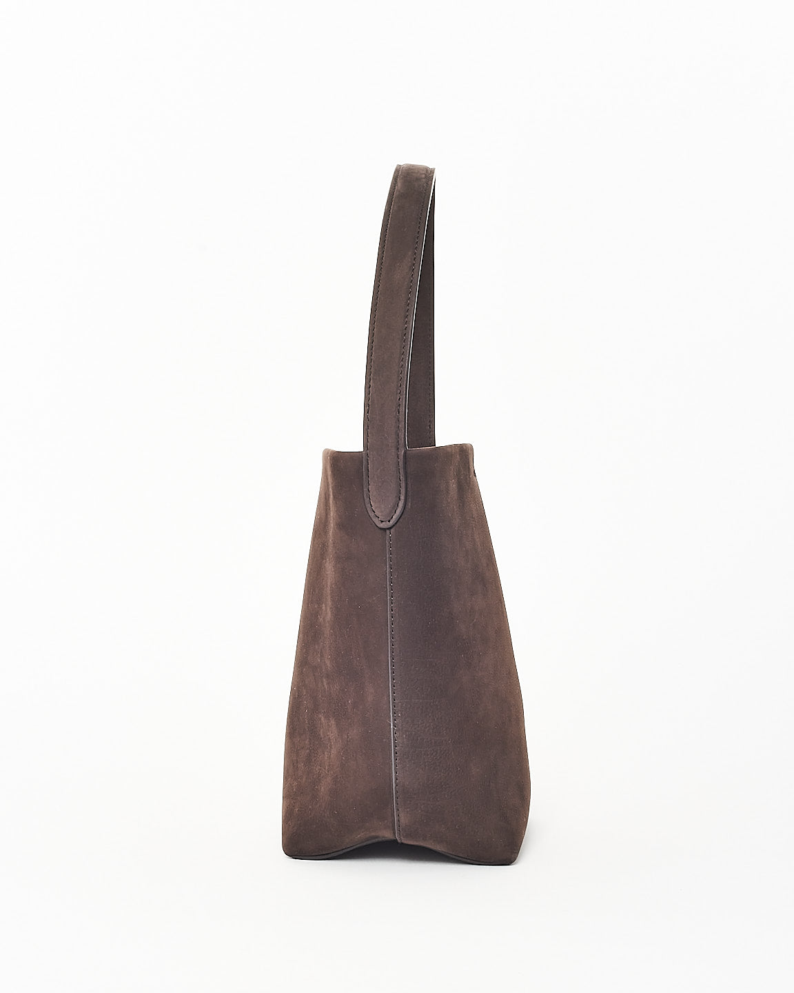 The Row Brown Suede Small N/S Park Tote Bag