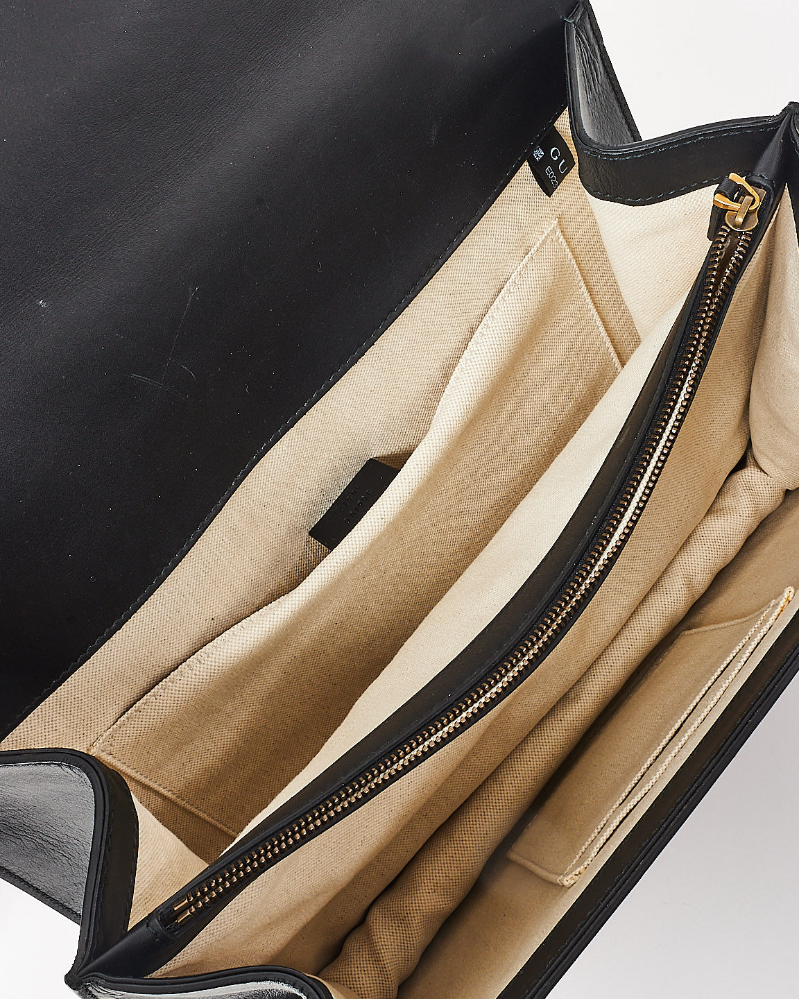 Gucci Black/Green/Red Leather Large Sylvie Web Dionysus Bag