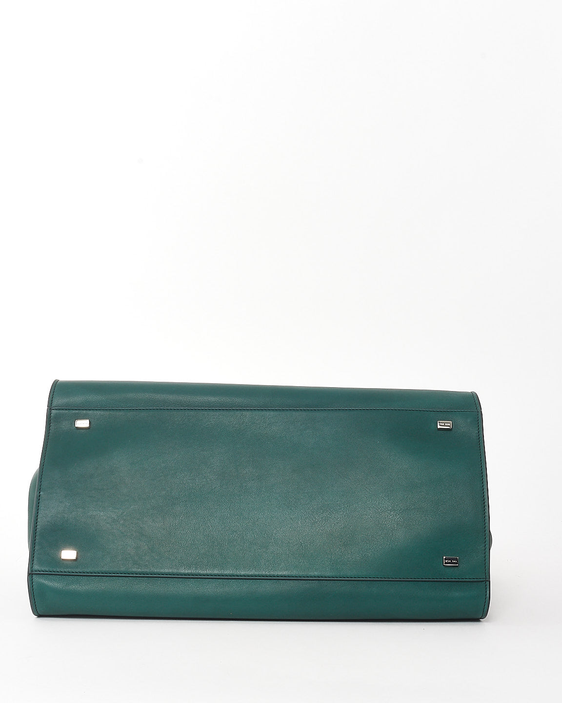 The Row Cyprus Green Smooth Leather Soft Margaux 15 Bag
