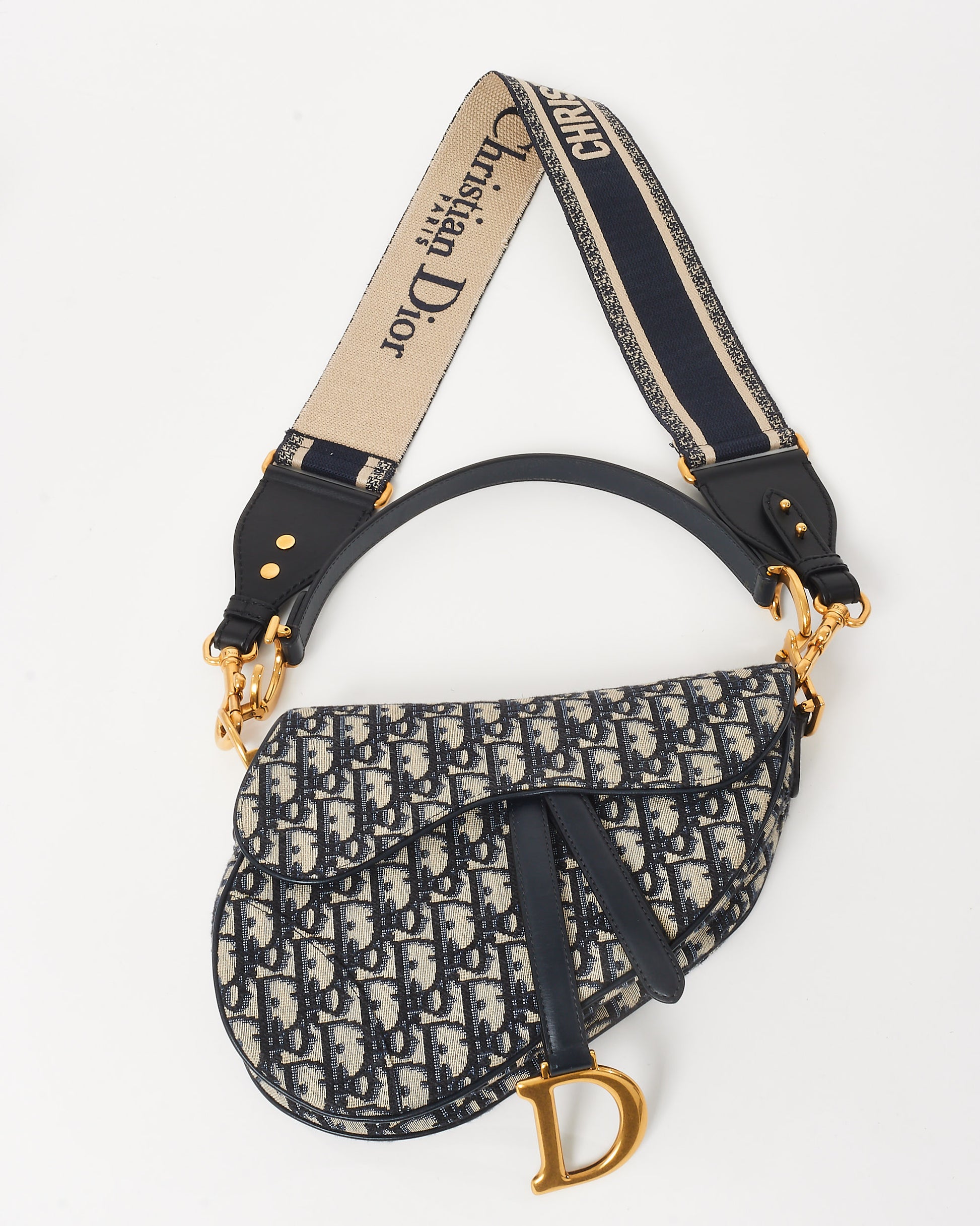 Dior Saddle Bag Blue Strap Buy Dior Blue Dior Oblique Jacquard