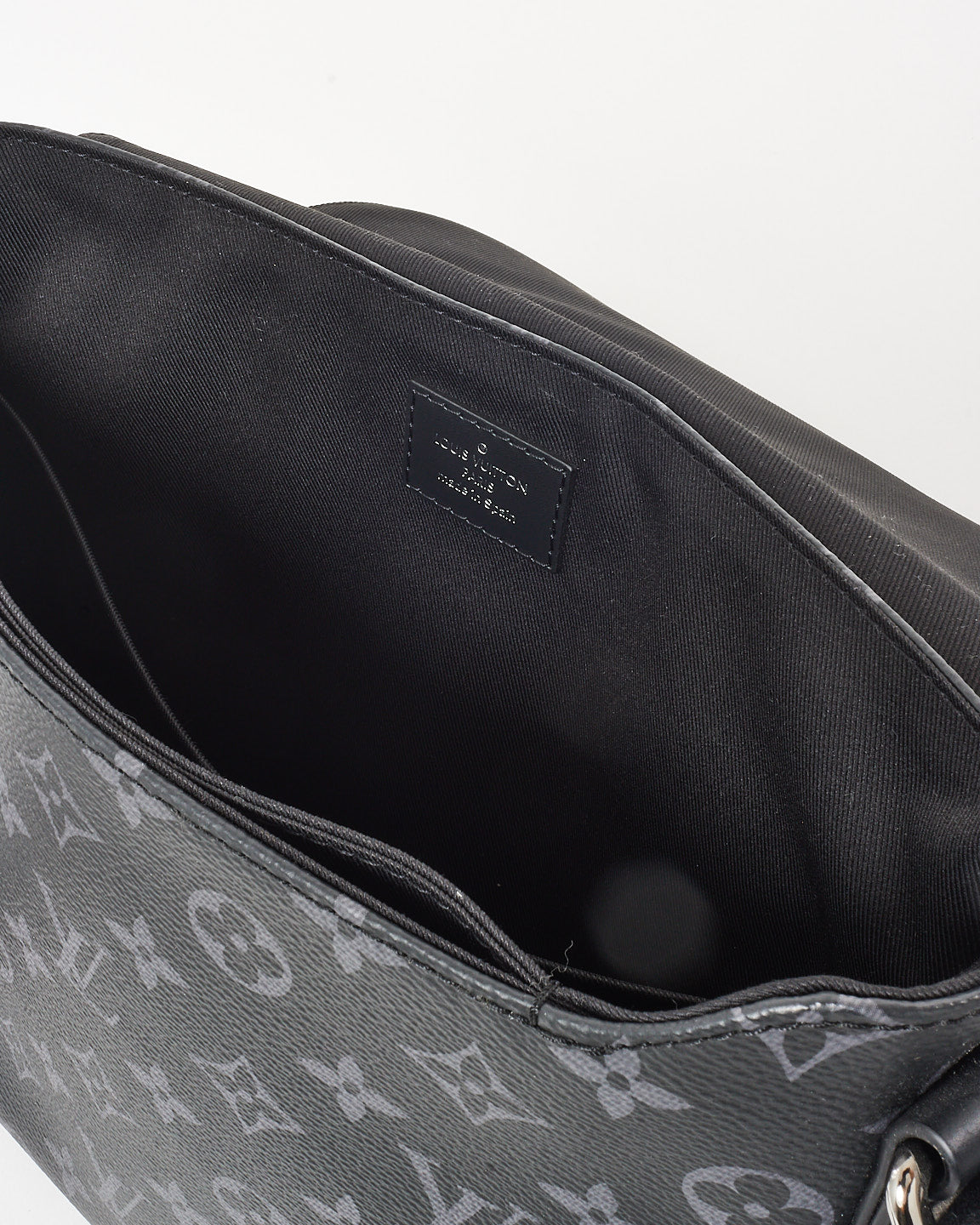 Louis Vuitton Black Monogram Coated Canvas Eclipse District PM Crossbody Bag