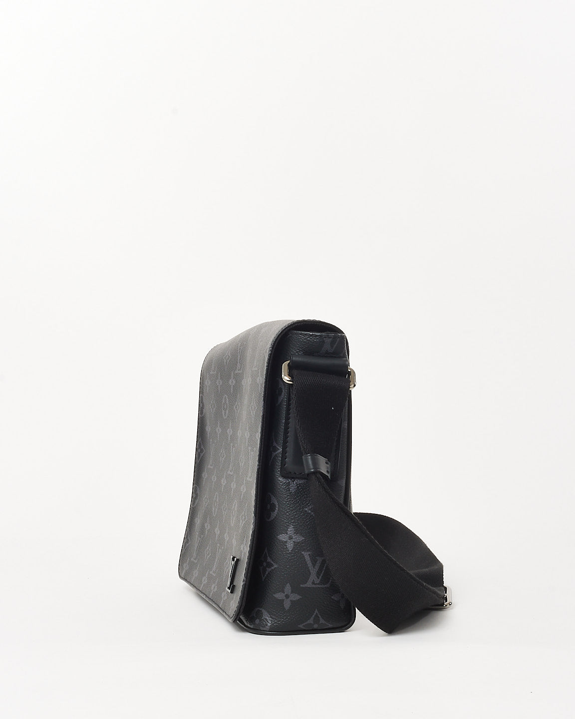 Louis Vuitton Black Monogram Coated Canvas Eclipse District PM Crossbody Bag