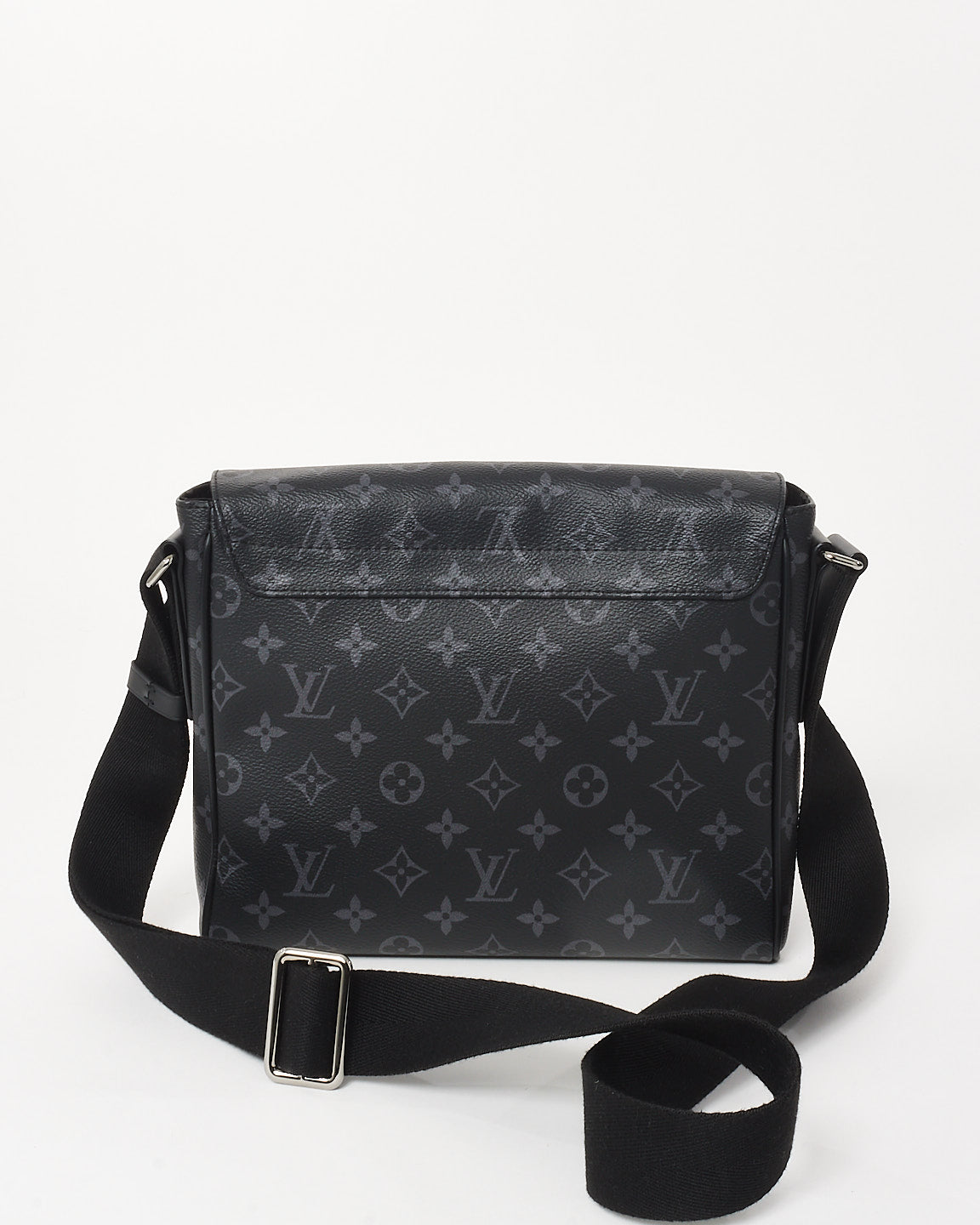 Louis Vuitton Black Monogram Coated Canvas Eclipse District PM Crossbody Bag