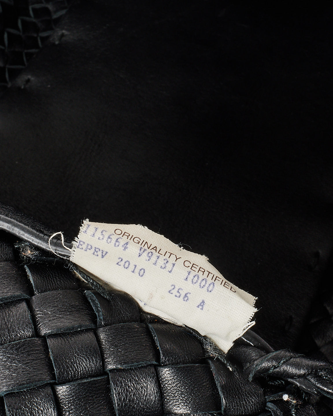 Bottega Veneta Black Intrecciato Leather Large Cabat Tote Bag