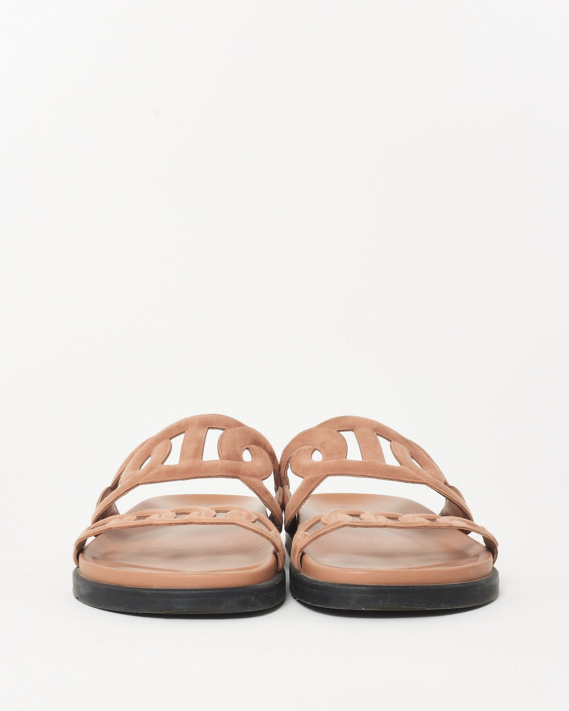Hermès Beige Argile Suede Extra Sandals - 38.5