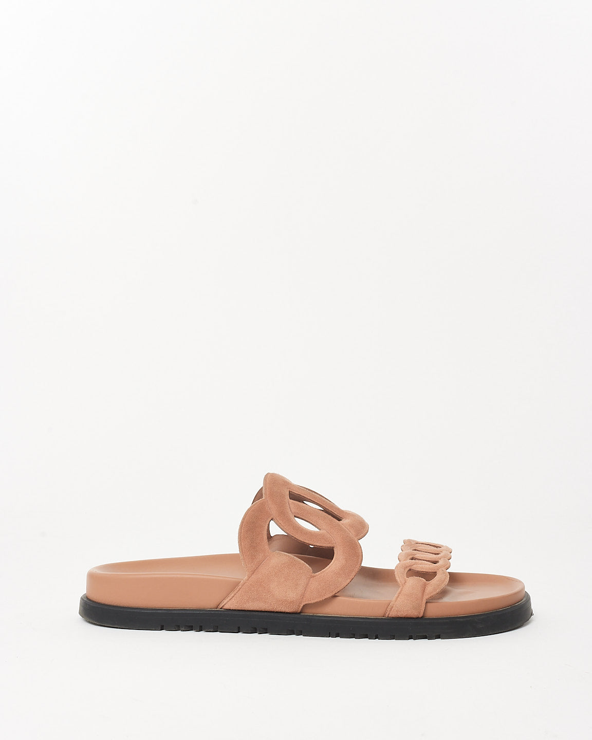 Hermès Beige Argile Suede Extra Sandals - 38.5