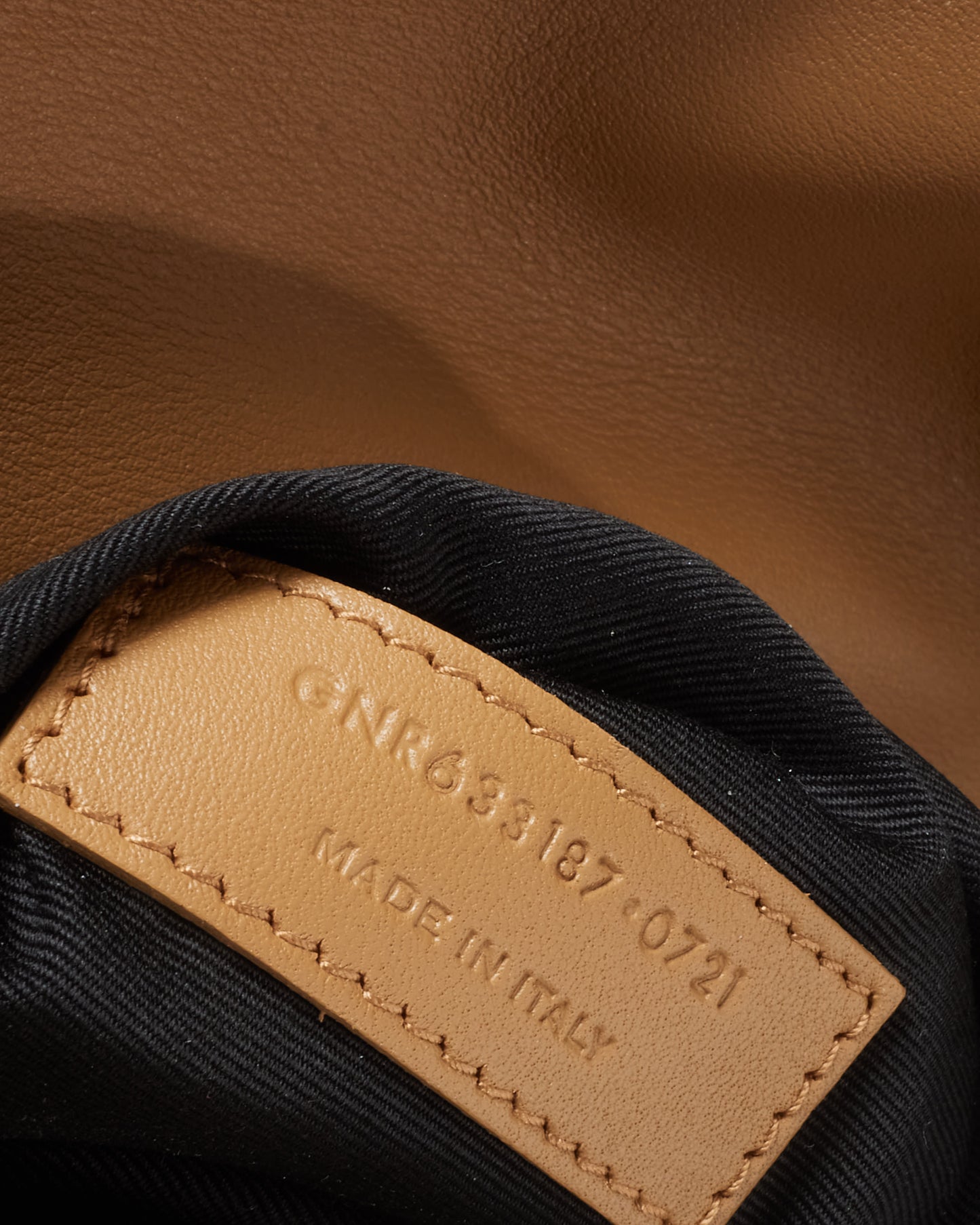 Saint Laurent Tan/Cream Nubuck And Shearling Medium Niki Shoulder Bag