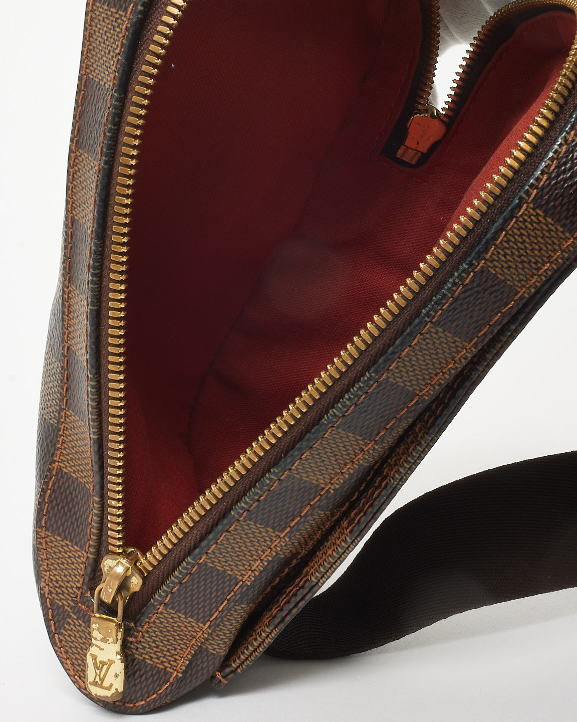 Louis Vuitton Damier Ebene Coated Canvas Geronimos Bum Bag