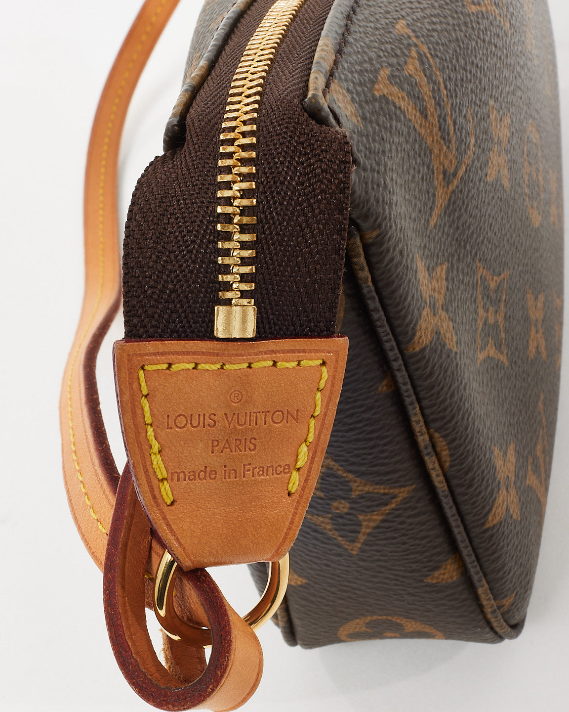 Louis Vuitton Monogram Canvas Pochette Accessoires Shoulder Bag w/ Strap