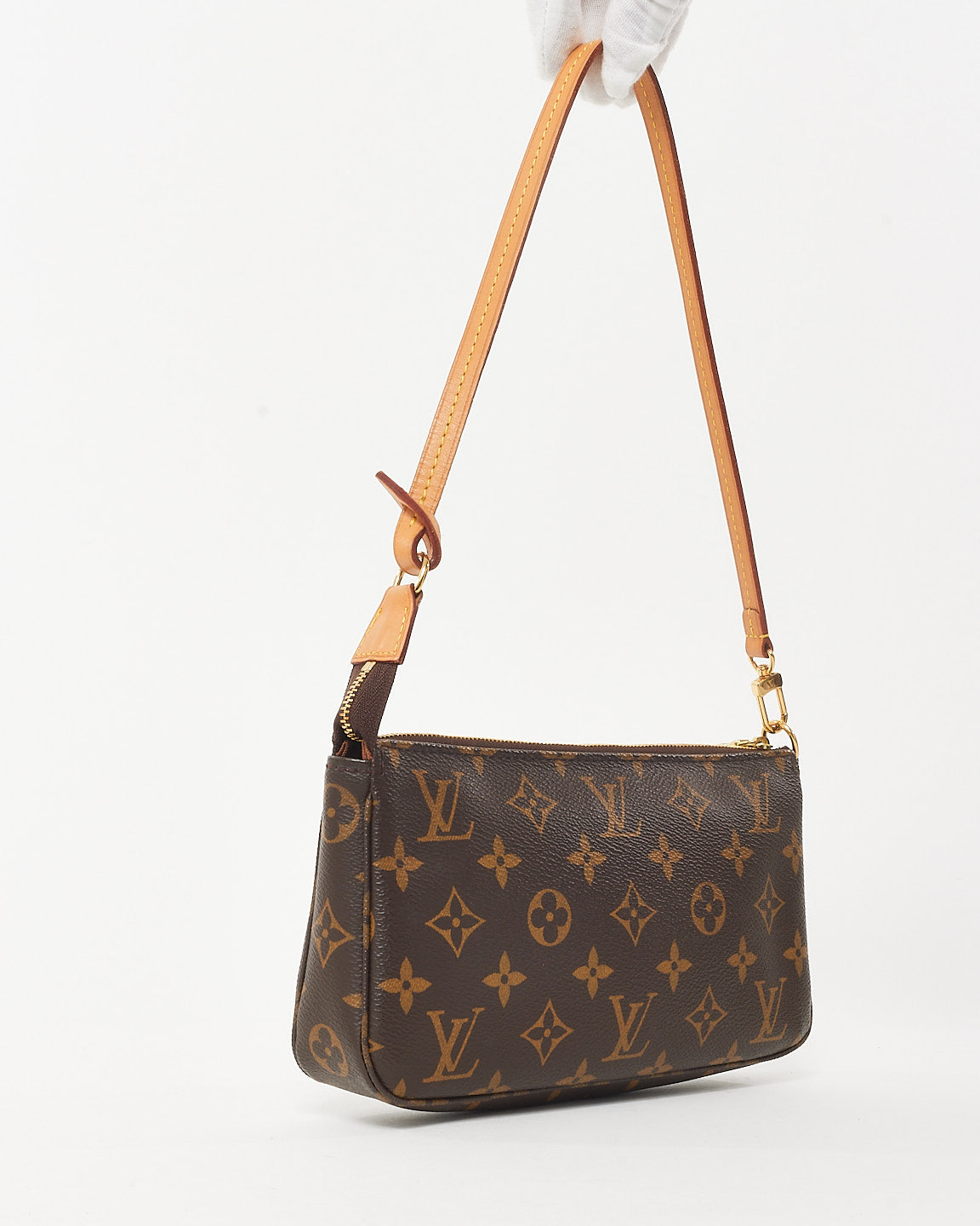 Louis Vuitton Monogram Canvas Pochette Accessoires Shoulder Bag w/ Strap