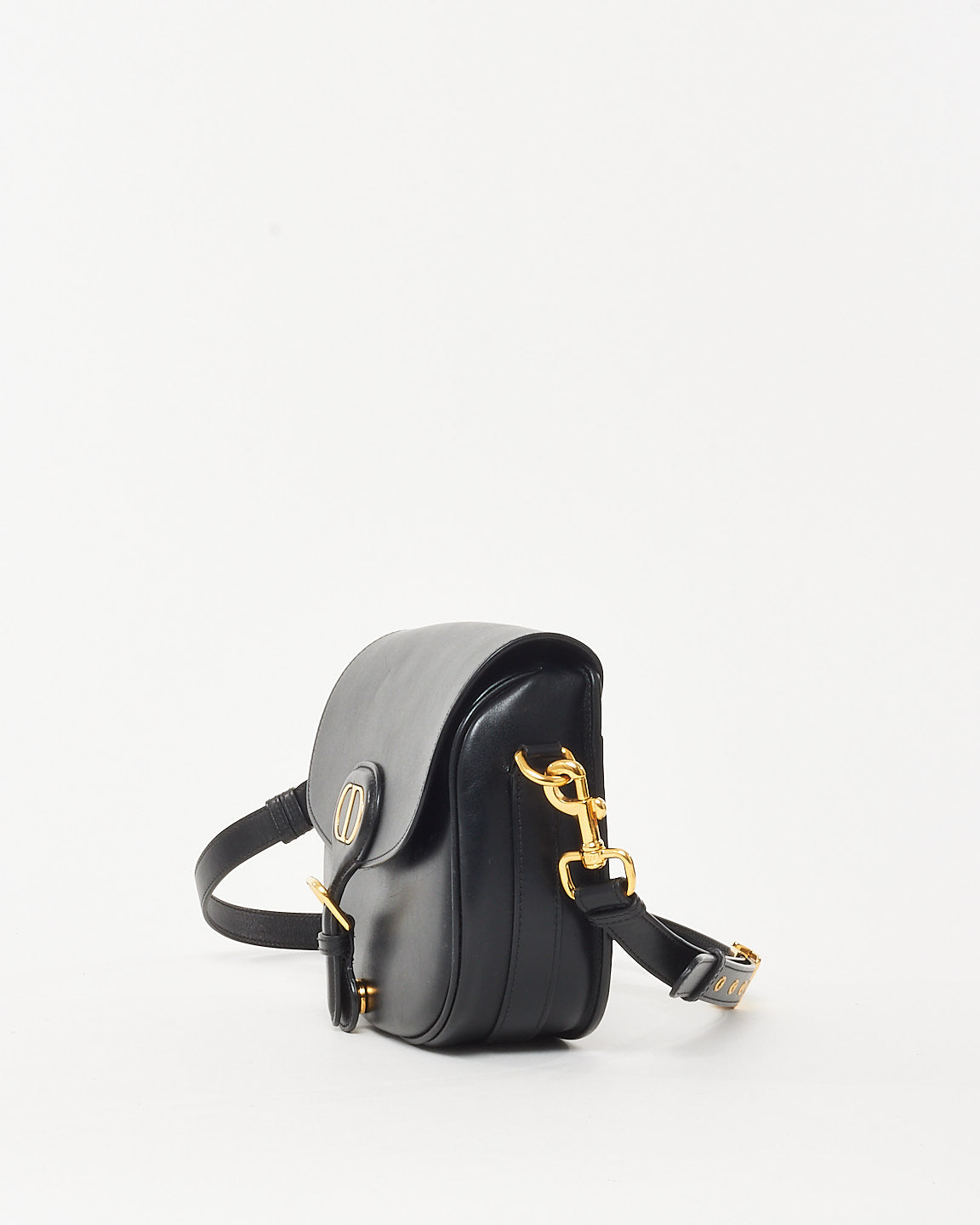 Dior Black Smooth Leather Medium Bobby Bag