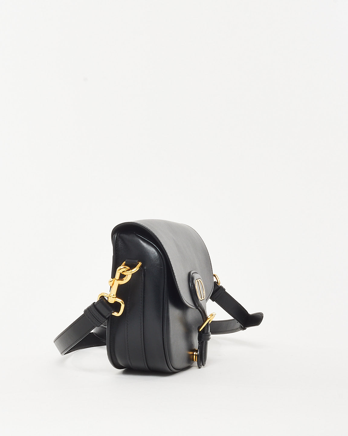 Dior Black Smooth Leather Medium Bobby Bag