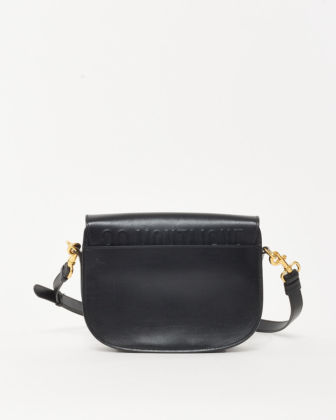 Dior Black Smooth Leather Medium Bobby Bag