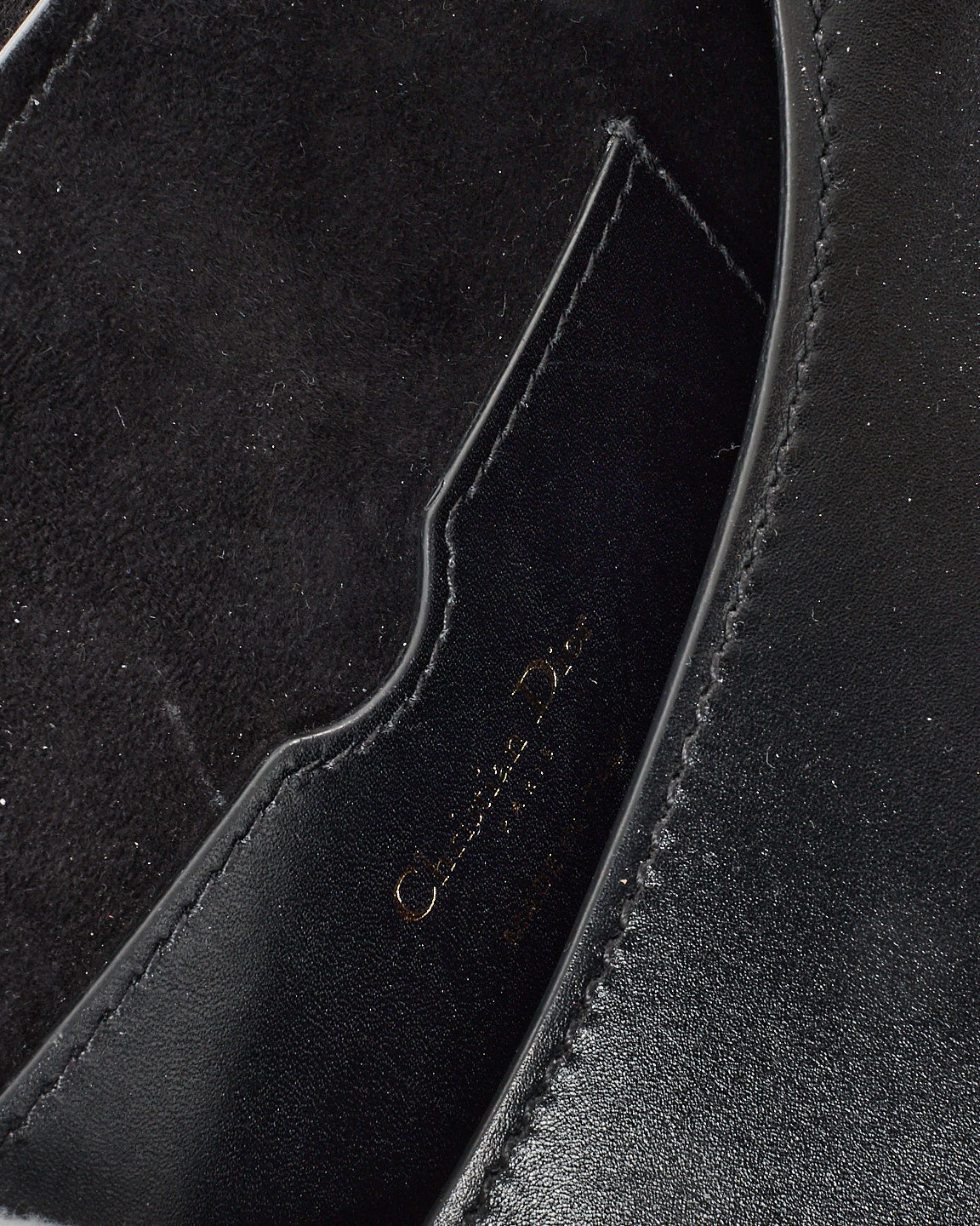 Dior Black Smooth Leather Medium Bobby Bag