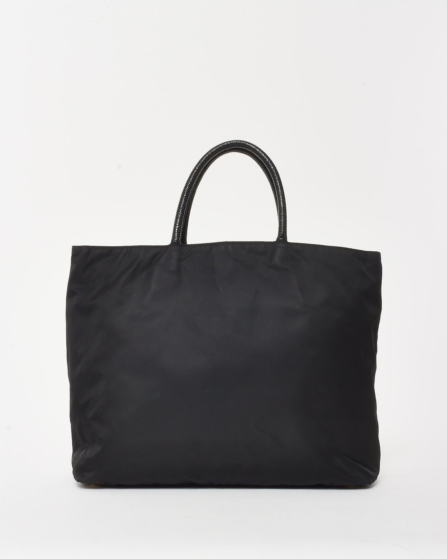 Prada Black Nylon Tessuto Bow Tote