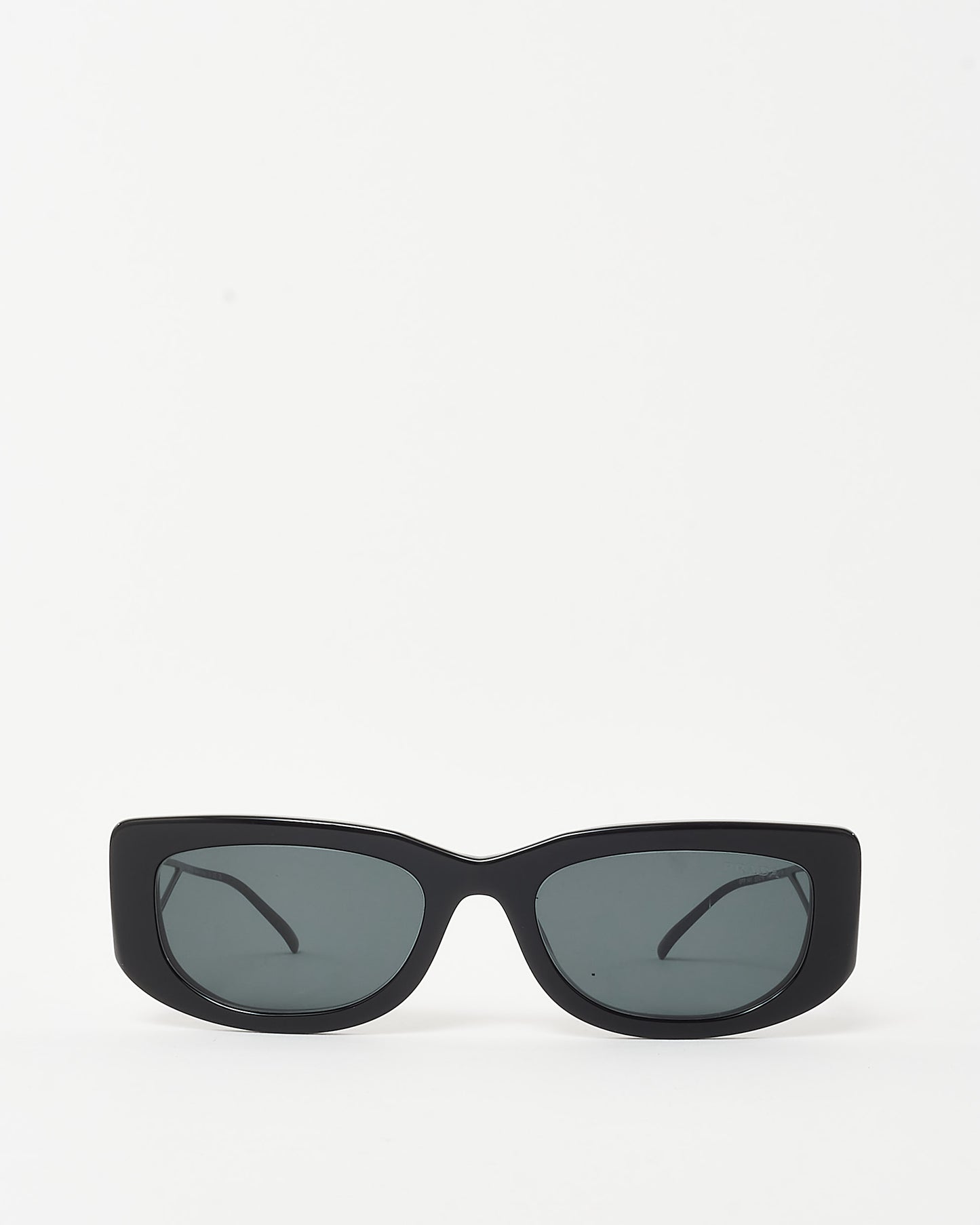 Prada Black PR14YS Rectangle Cat Eye Triangle Logo Sunglasses