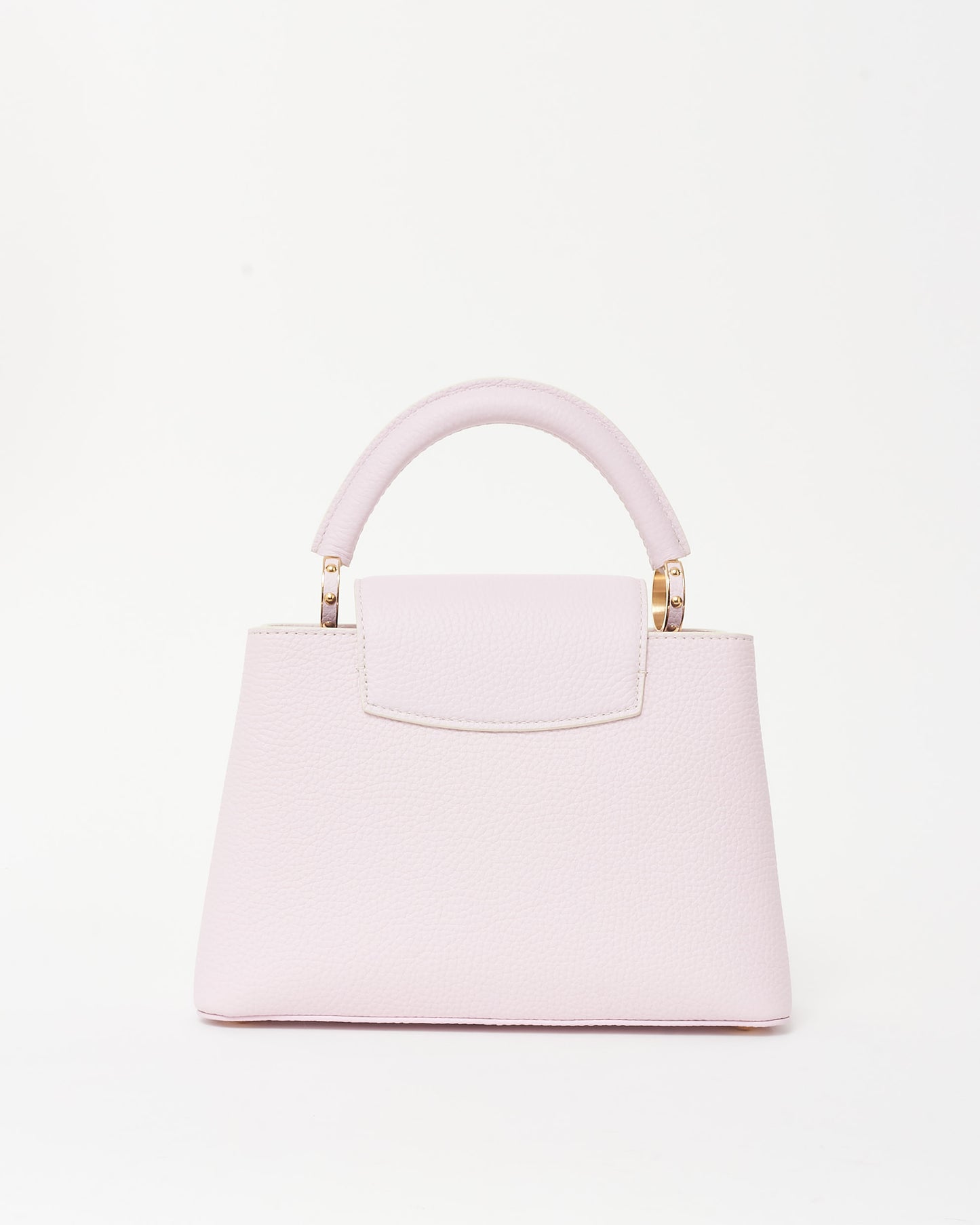 Louis Vuitton Pink Taurillon Leather Capucines BB with Monogram Flower Hook Strap