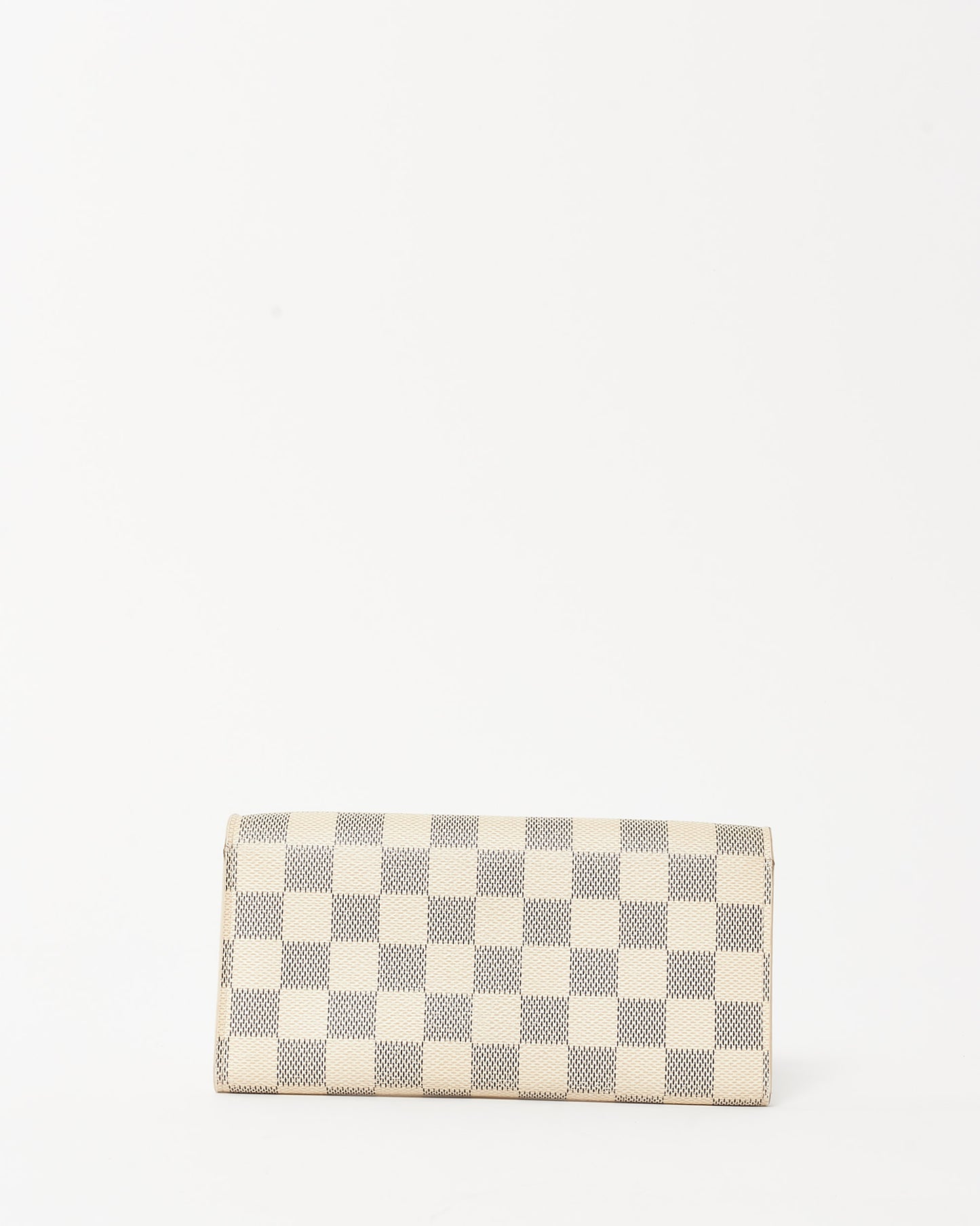 Louis Vuitton White Damier Azur Emilie Wallet