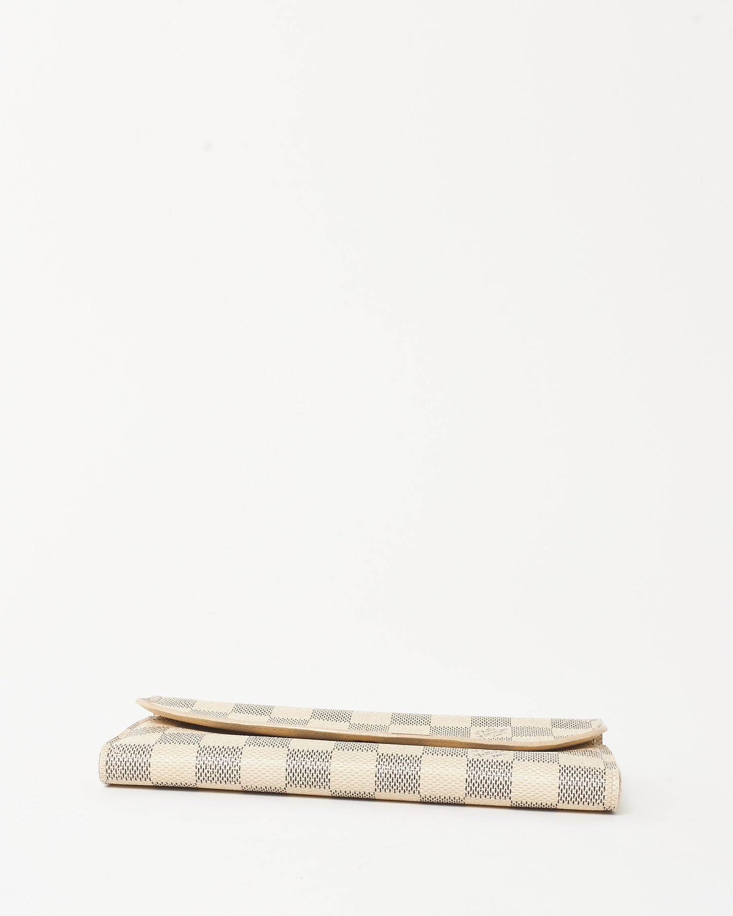 Louis Vuitton White Damier Azur Emilie Wallet