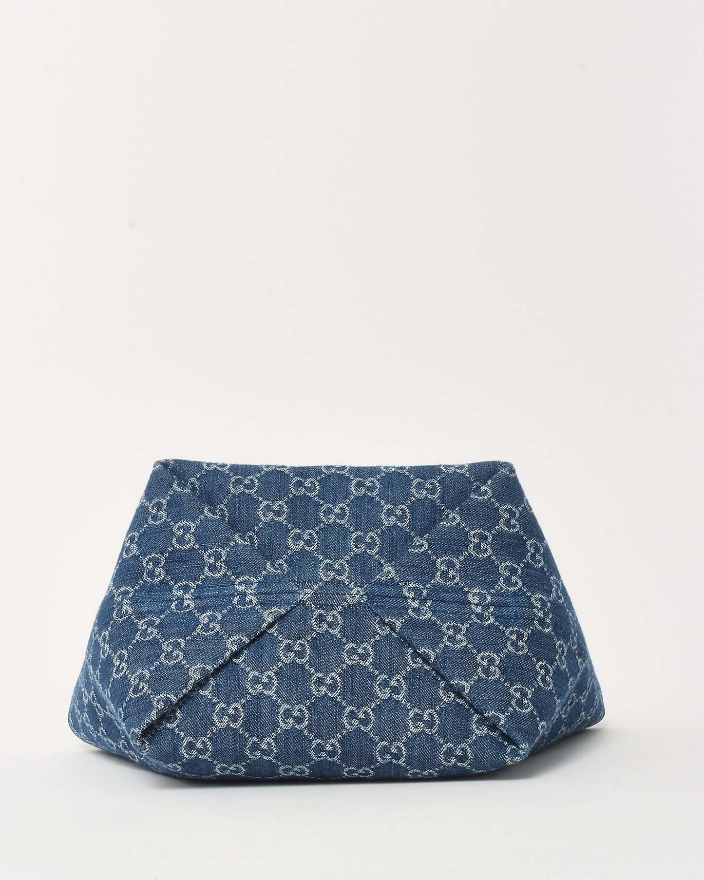 Gucci Navy Blue GG Denim Totissima Small Tote Bag