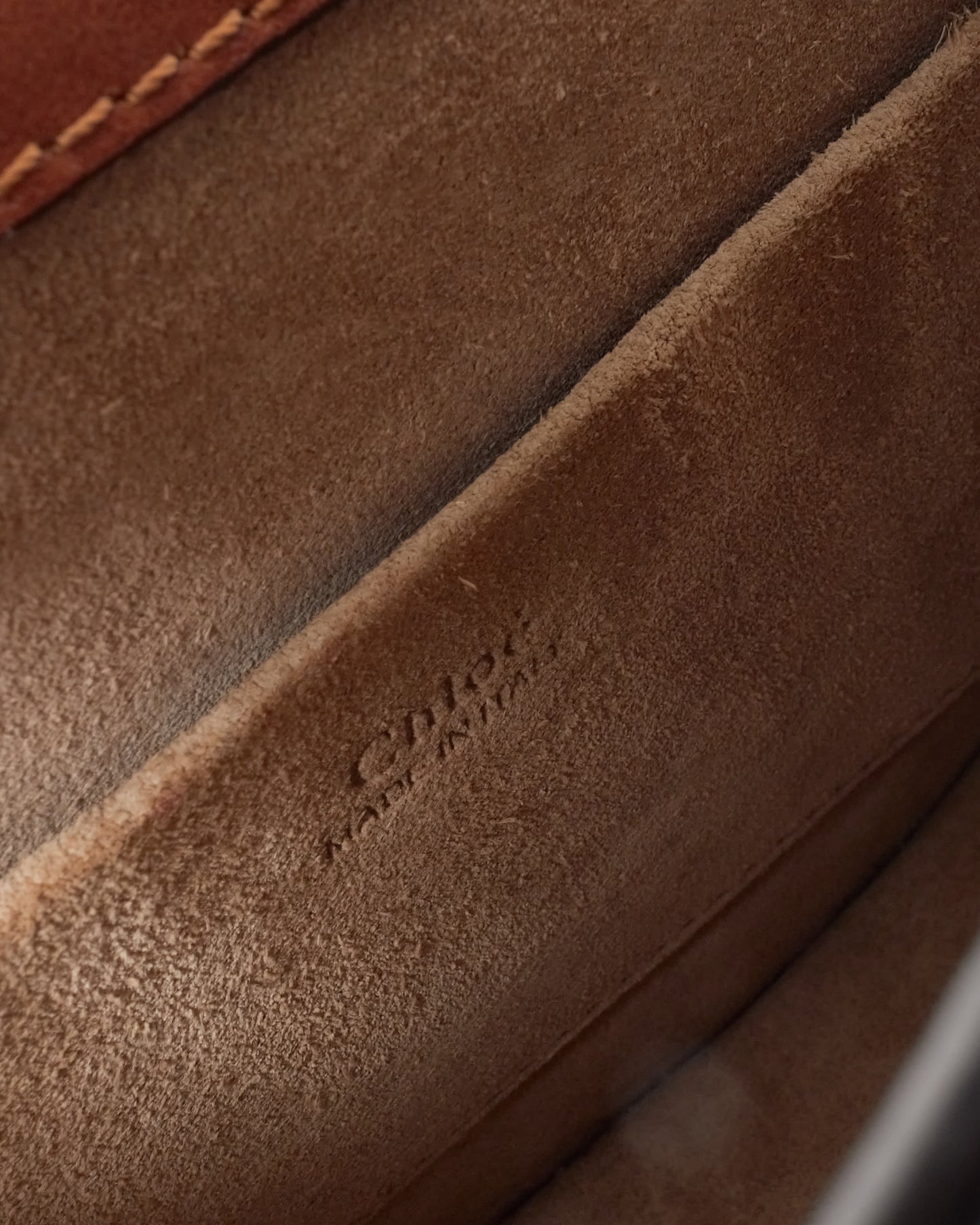 Chloé Chestnut Brown Leather Small Nile Bracelet Crossbody Bag