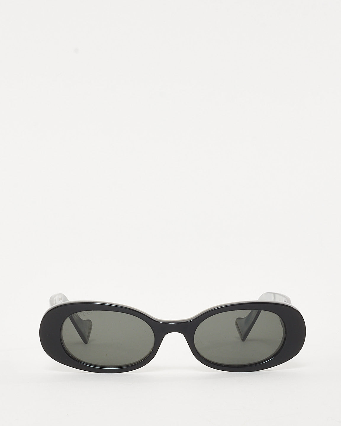 Gucci Black Acetate Logo GG 0517/S Oval Sunglasses