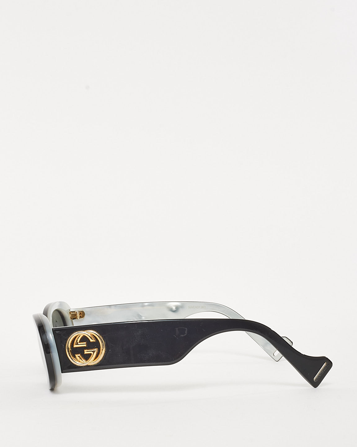 Buy Gucci Black Acetate Logo GG 0517/S Oval Sunglasses - Authenticated  Pre-Owned | RETYCHE