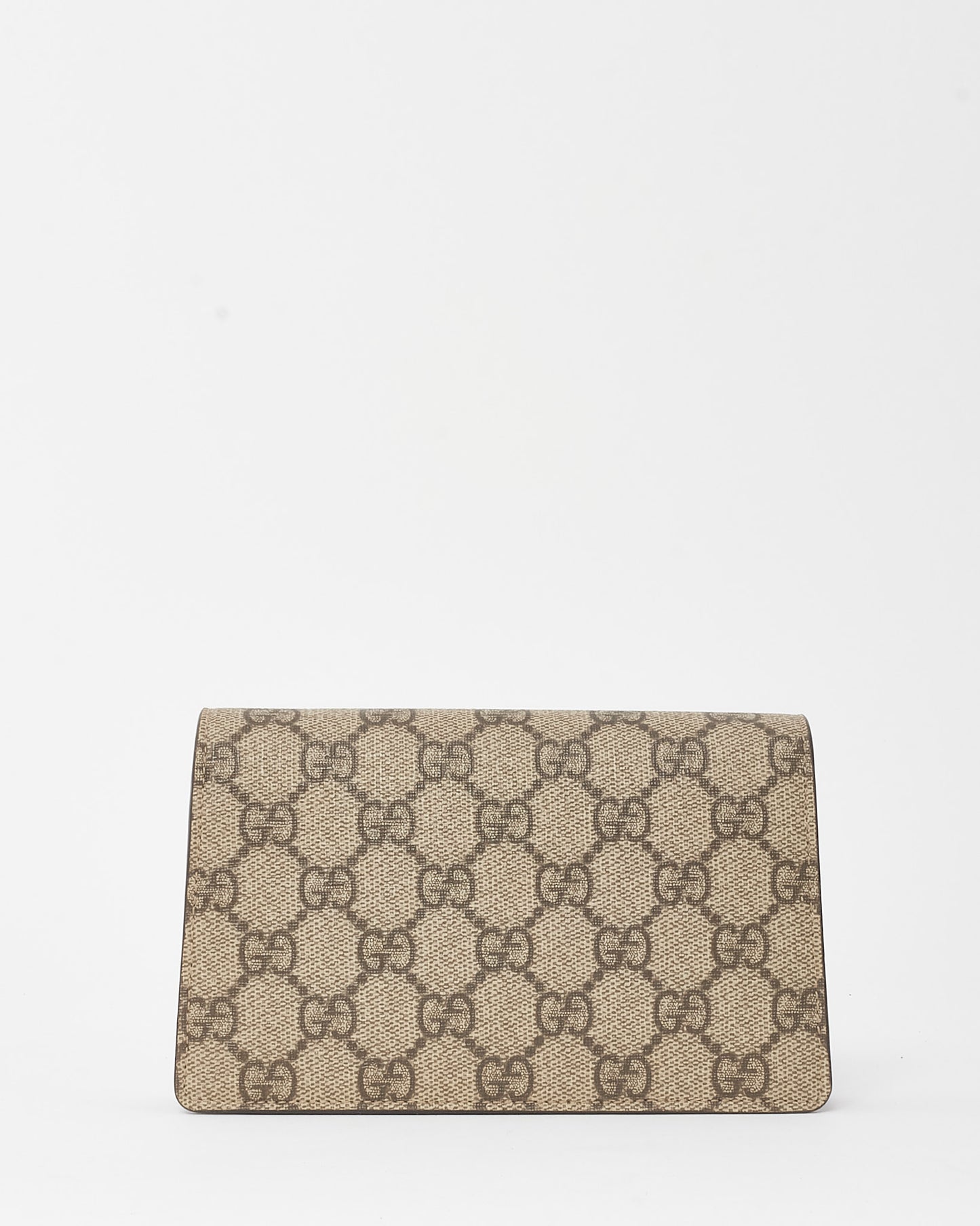 Gucci Beige GG Supreme Canvas Super Mini Dionysus Bag