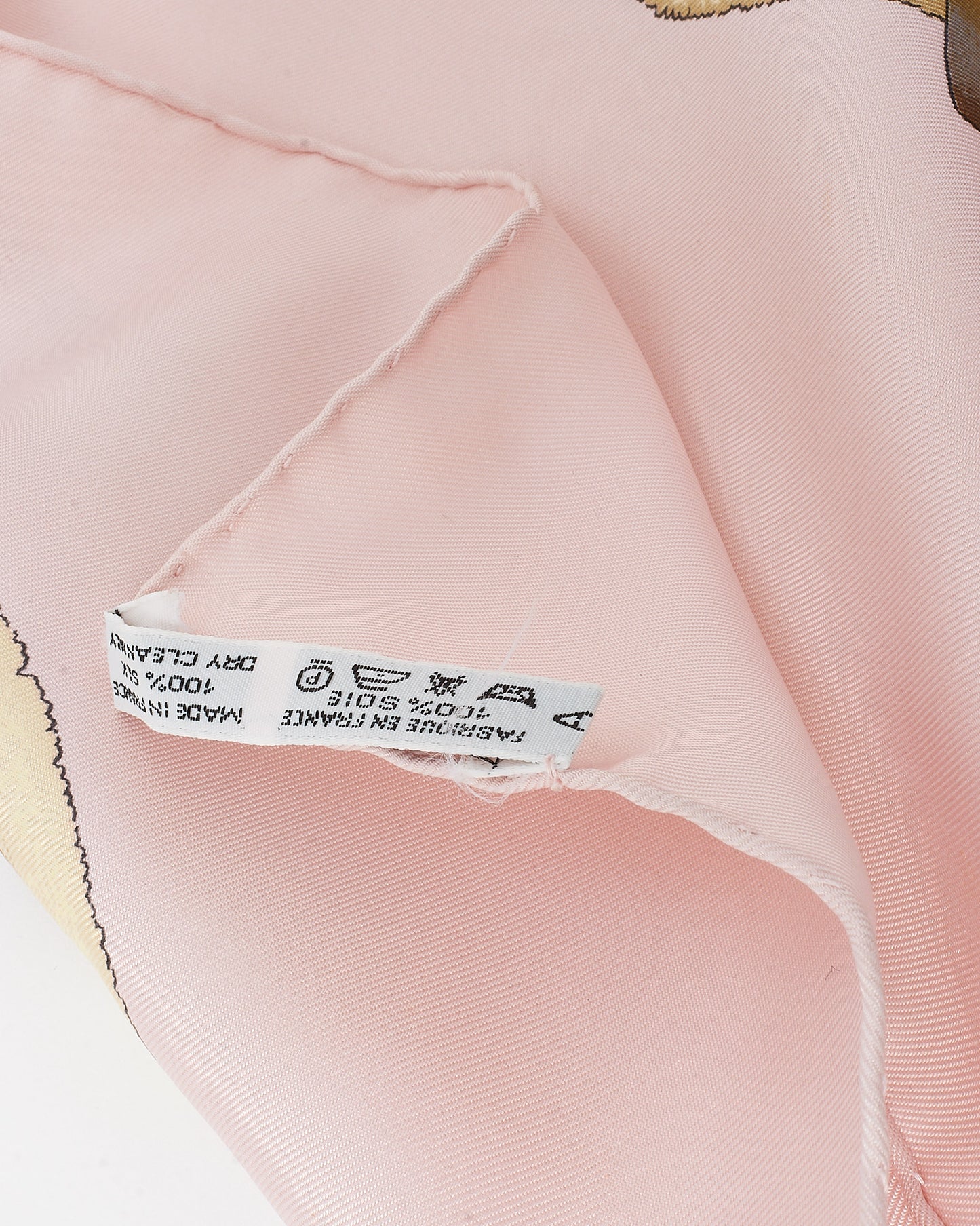 Hermès Pink Multi Jumping Horse Silk Scarf