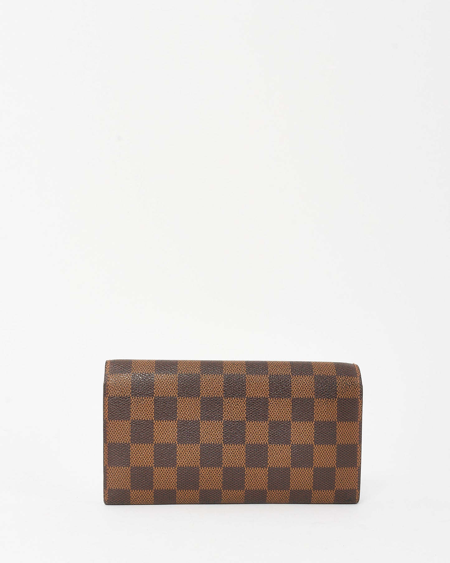 Louis Vuitton Damier Ebene Coated Canvas Sarah Wallet