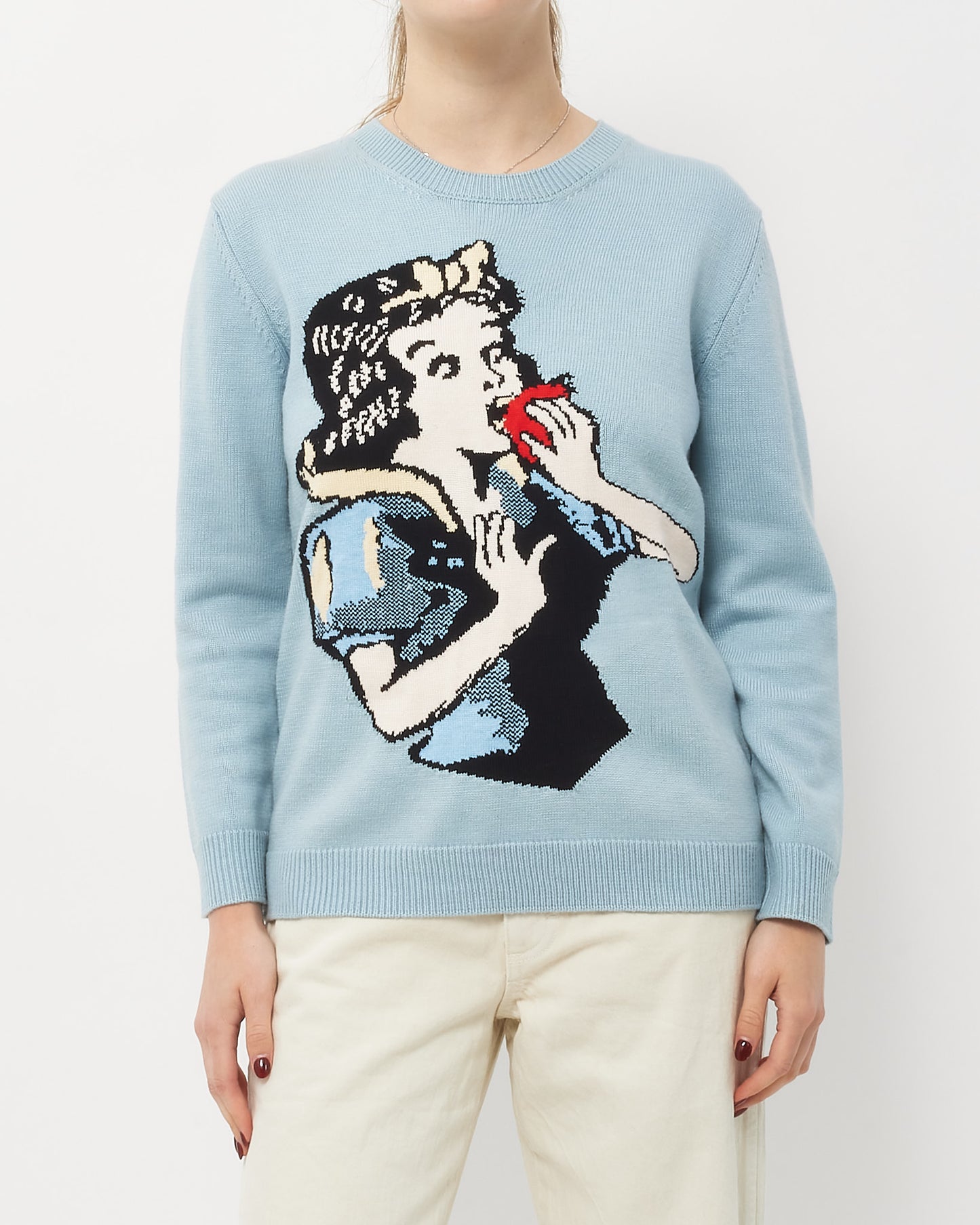 Gucci x Disney Blue Snow White Knit Sweater - S