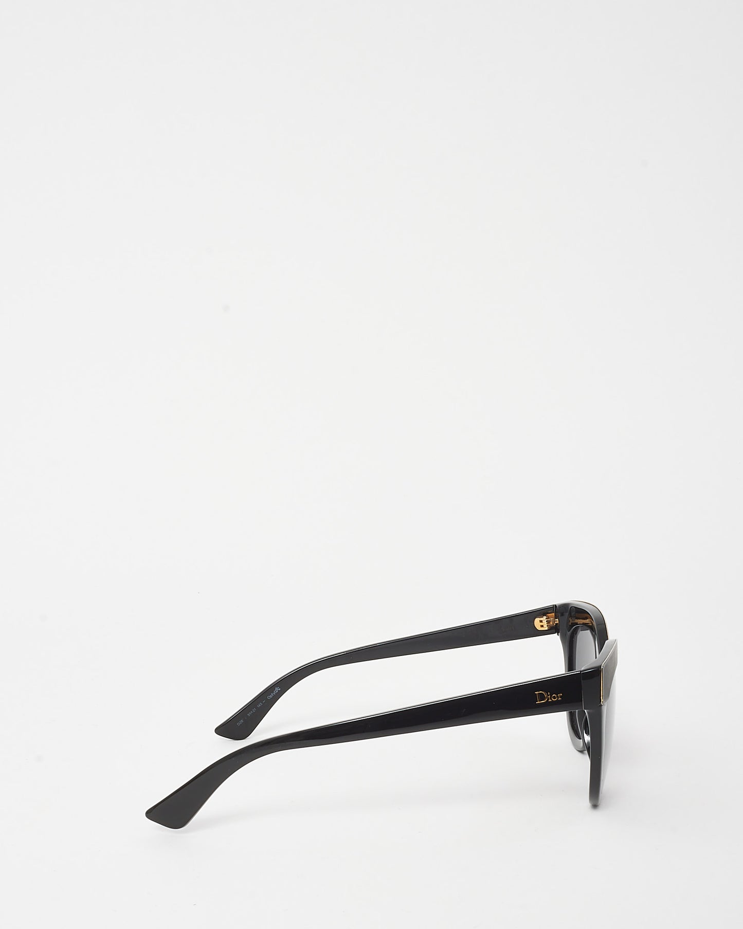 Dior Black Acetate DiorSoft1 Cat Eye Sunglasses