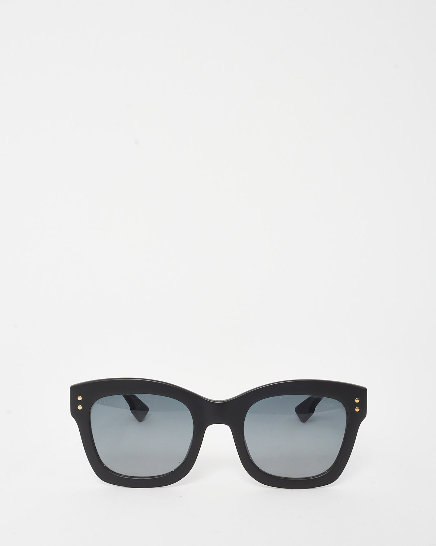Dior Matte Black Acetate Diorizon2 Wayfarer Square Sunglasses