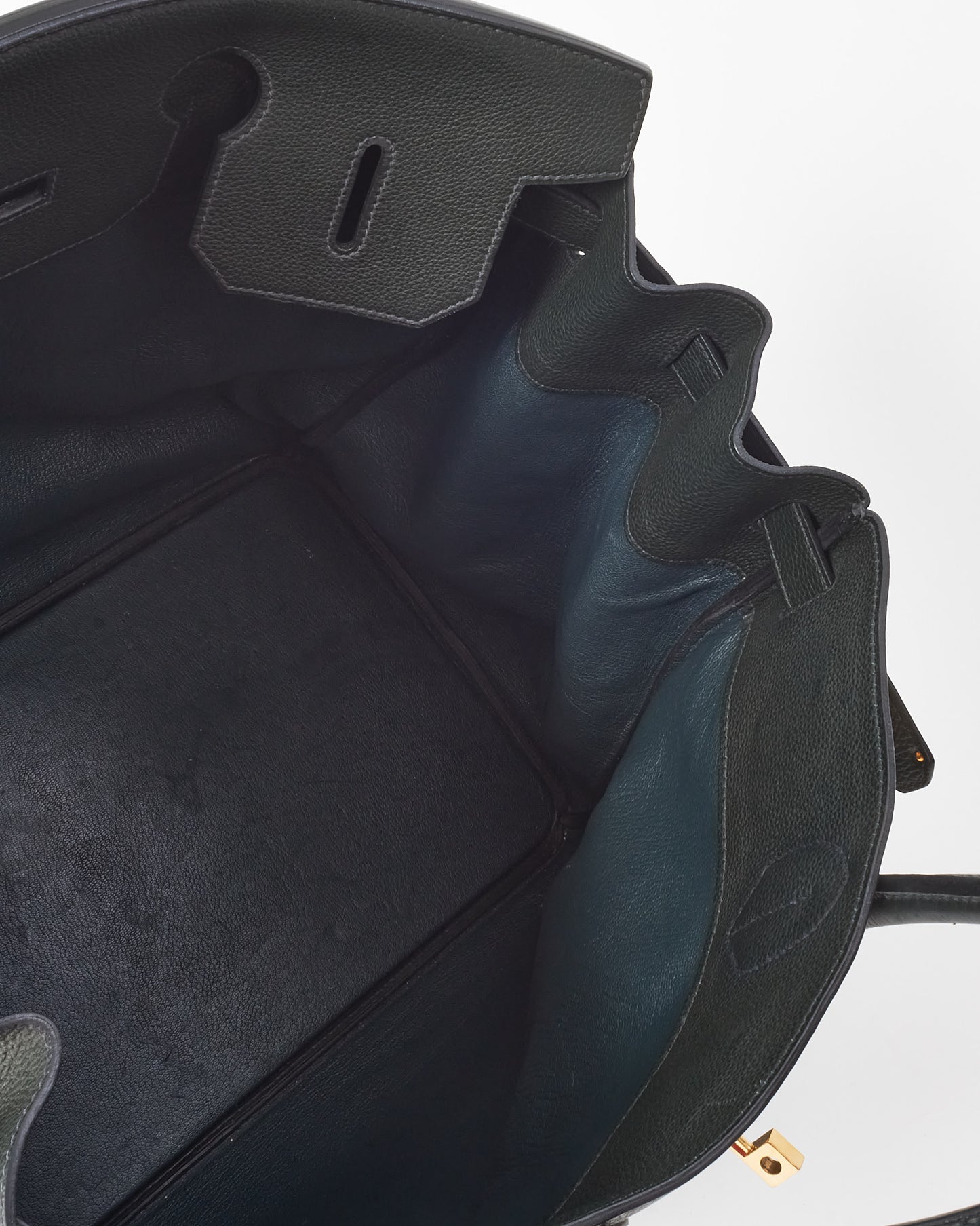 Hermès Dark Blue Togo Leather Birkin 40 HAC GHW