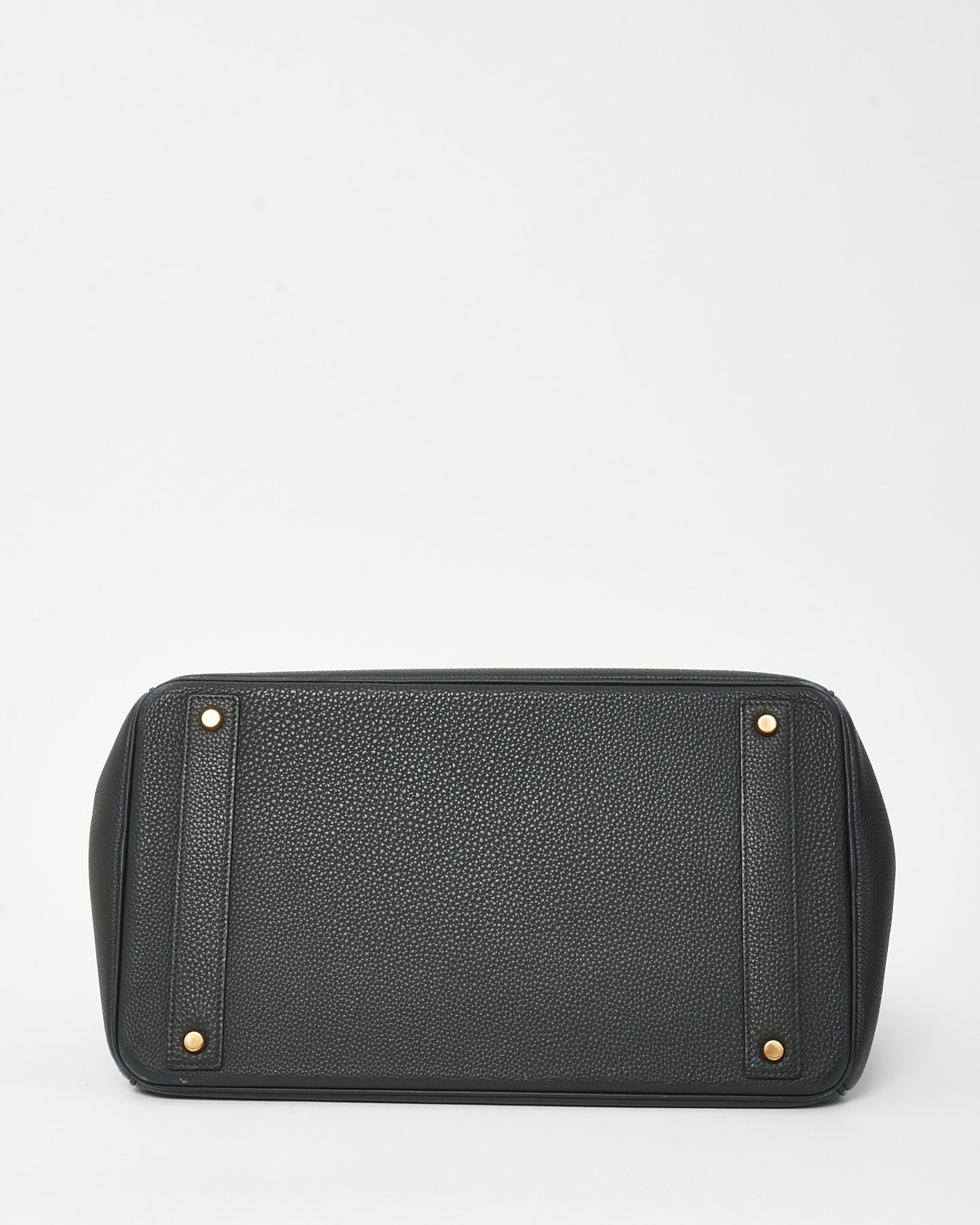 Hermès Dark Blue Togo Leather Birkin 40 HAC GHW