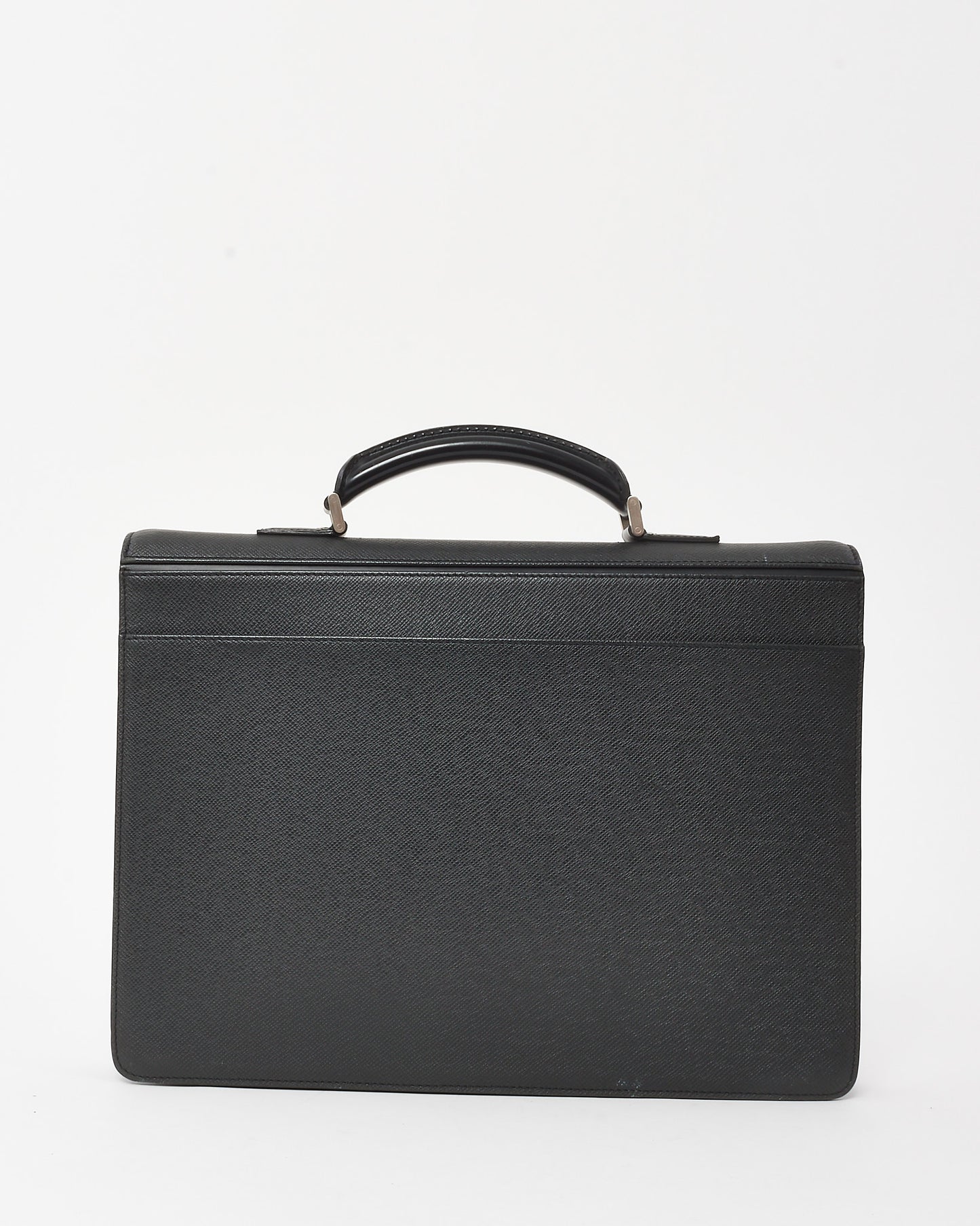Louis Vuitton Black Taiga Leather Robusto 1 Briefcase