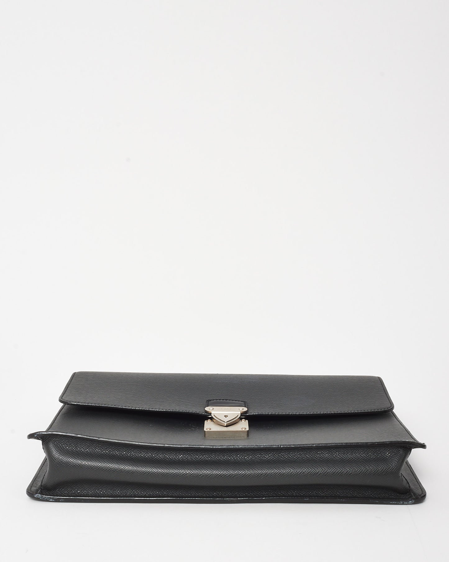 Louis Vuitton Black Taiga Leather Robusto 1 Briefcase