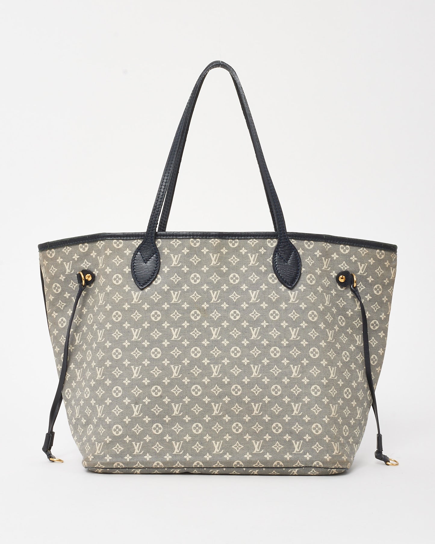 Louis Vuitton Blue Monogram Idylle Mini Lin Canvas Neverfull MM
